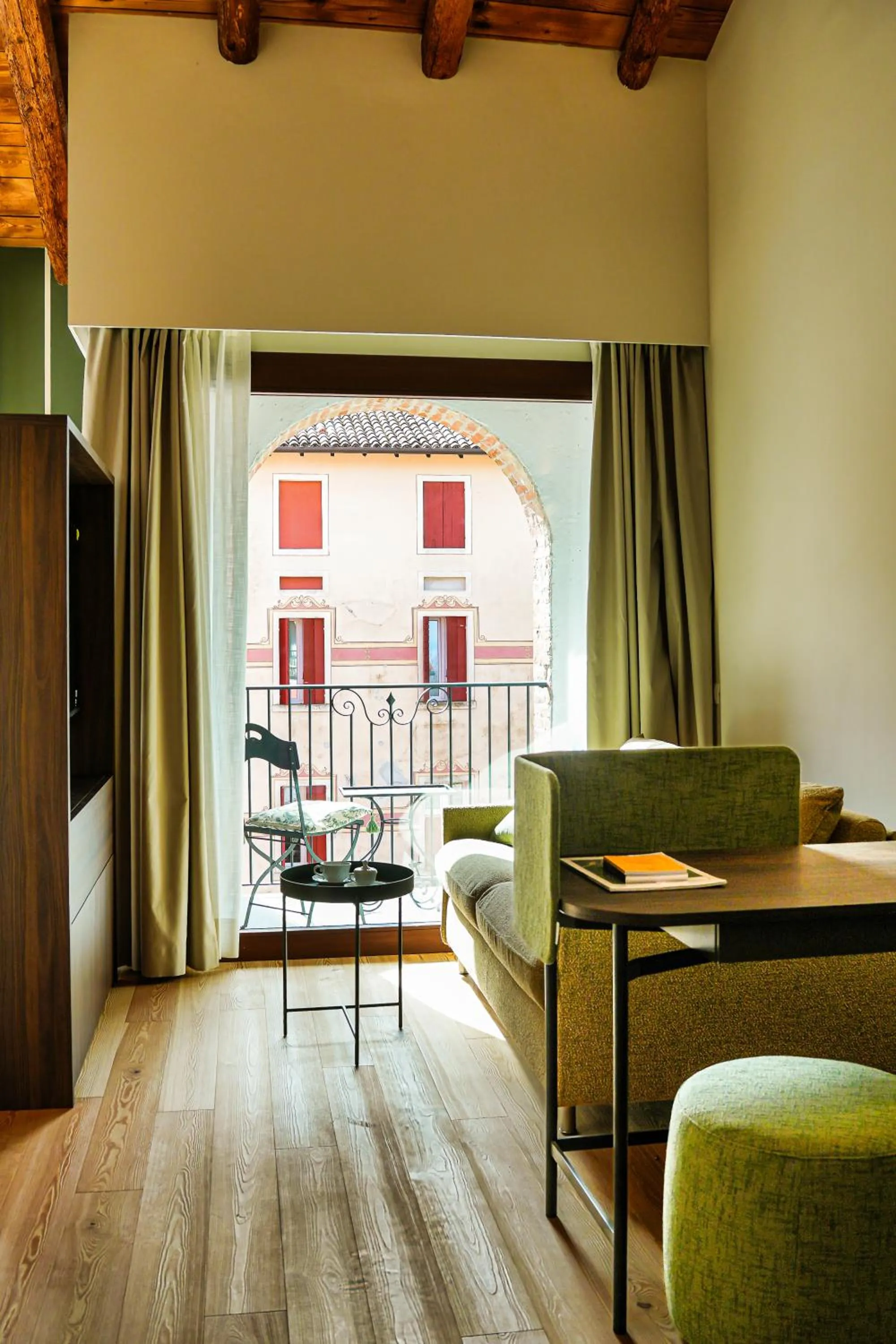 Seating area in Villa Clementina - Prosecco Country Hotel