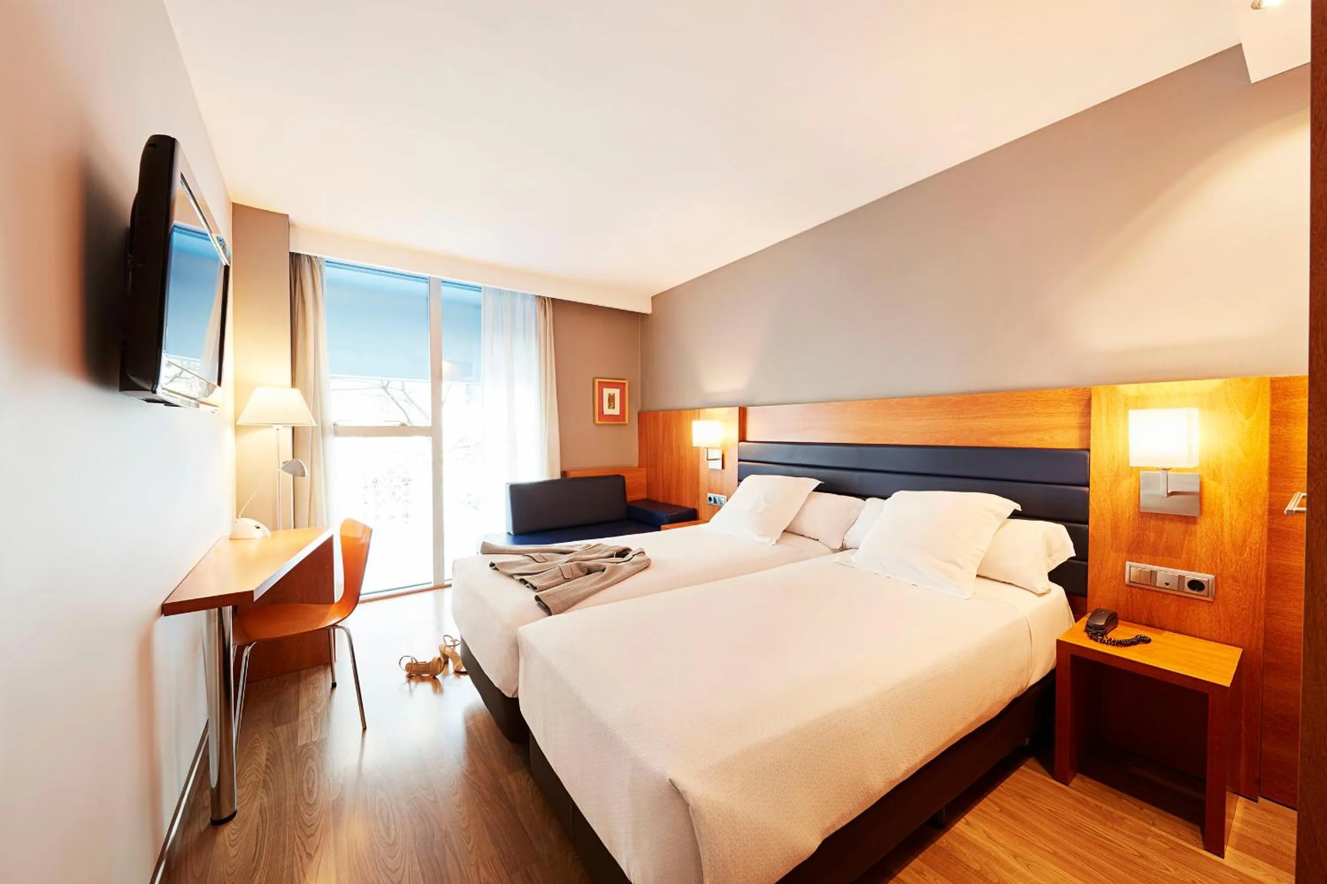 Bed in Barcelona Century Hotel