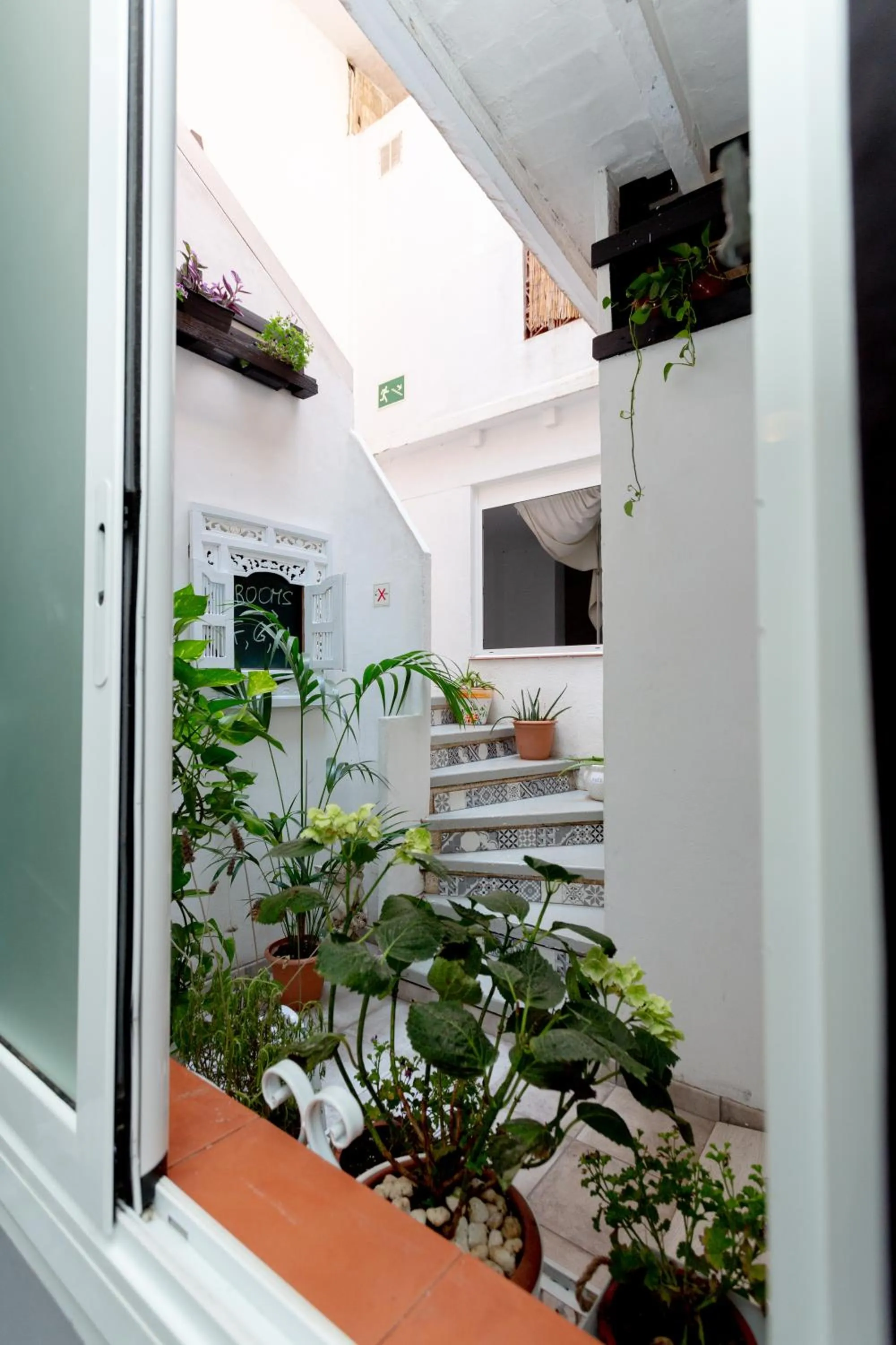 Inner courtyard view in Easy Sants by Bossh! Hotels