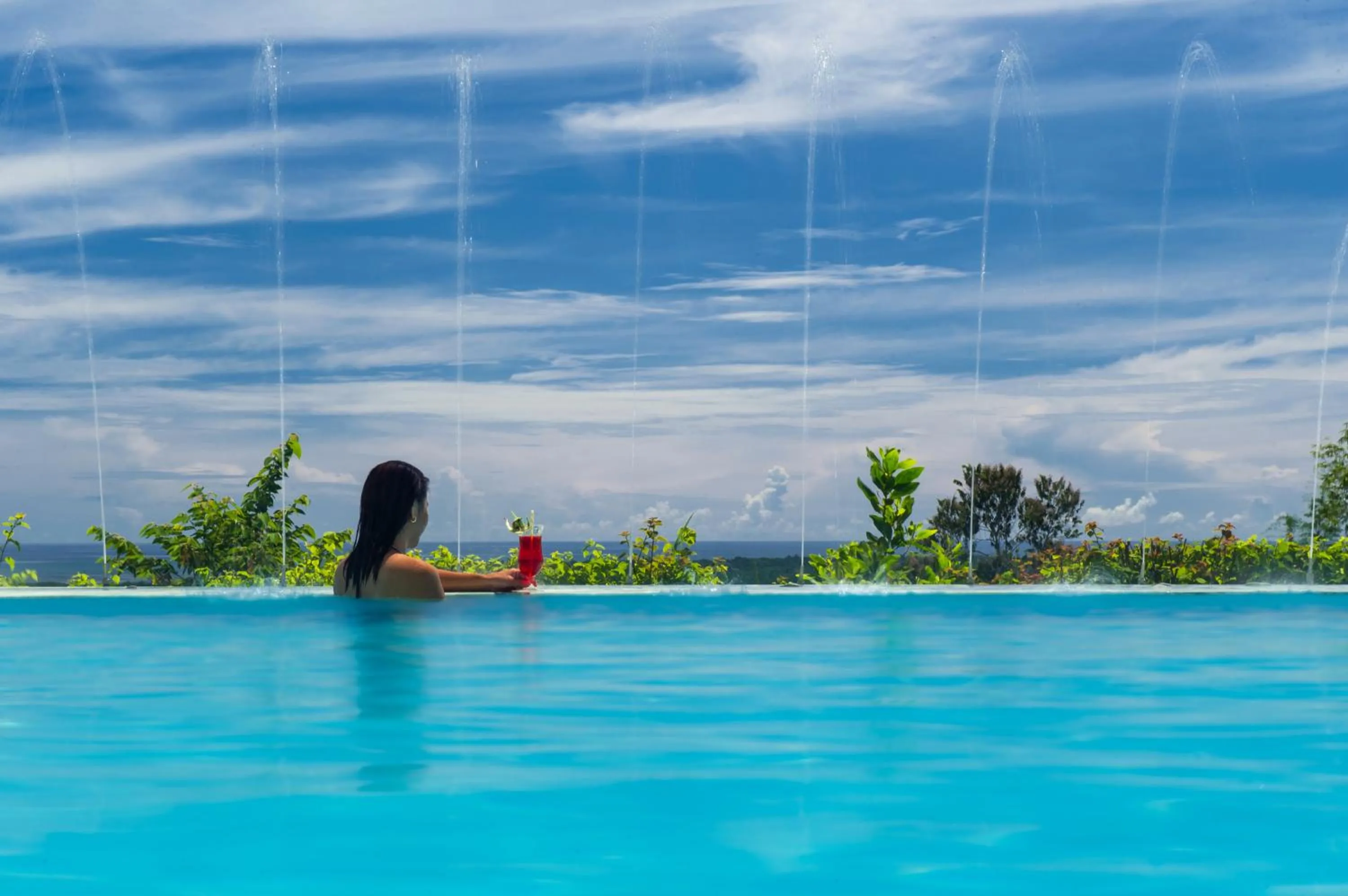 Pool view in Panja Resort Palawan