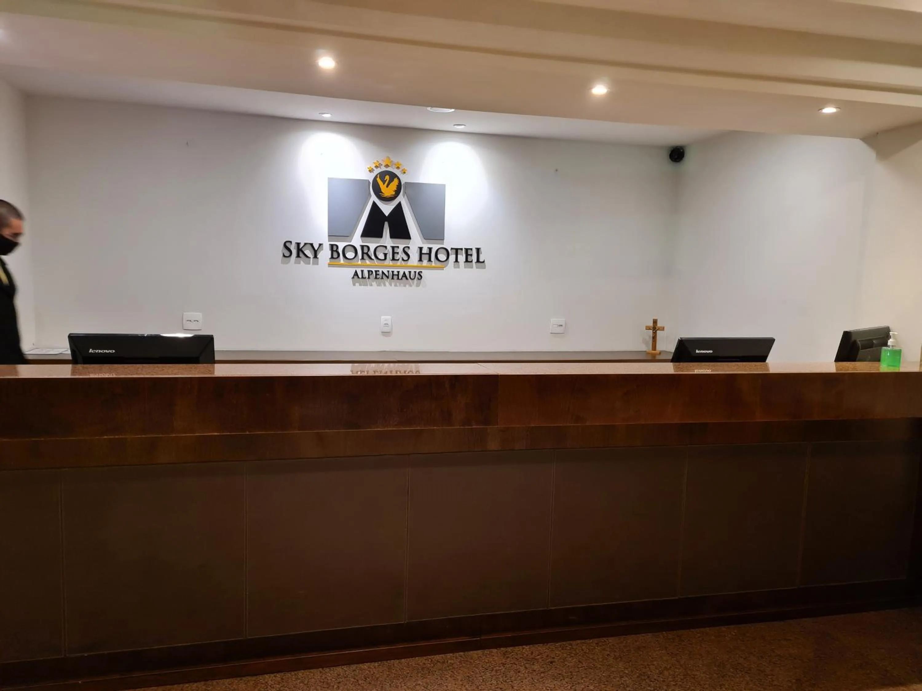 Lobby or reception in Sky Borges Hotel Alpenhaus - Gramado