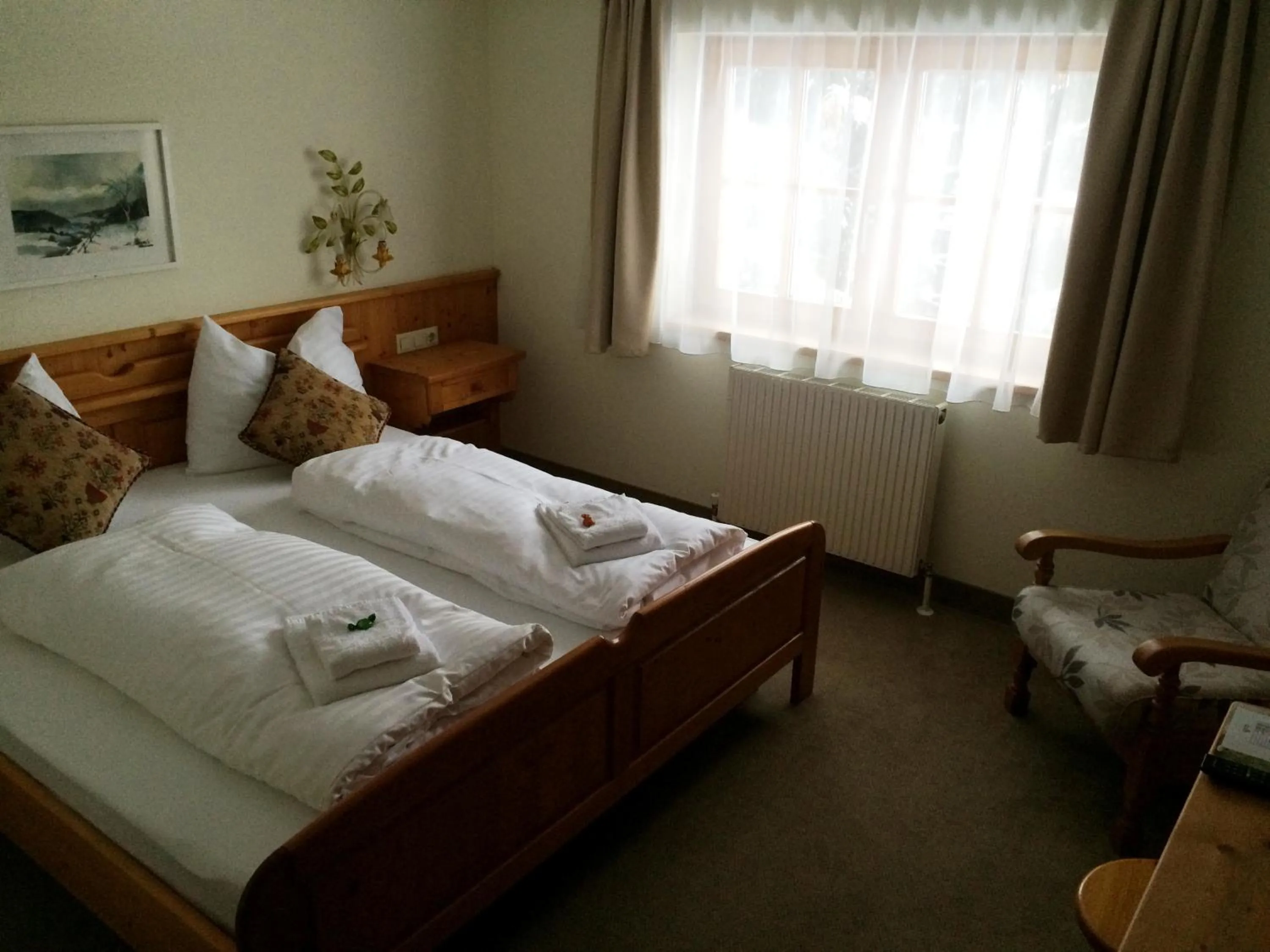 Bed in Hotel Tauplitzerhof