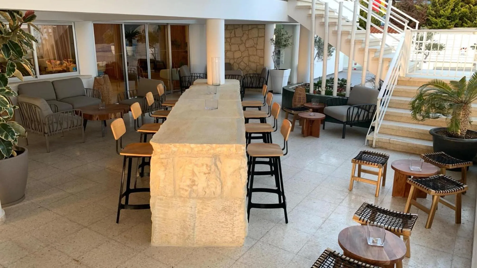 Balcony/Terrace in Vrachia Beach Hotel & Suites - Adults Only