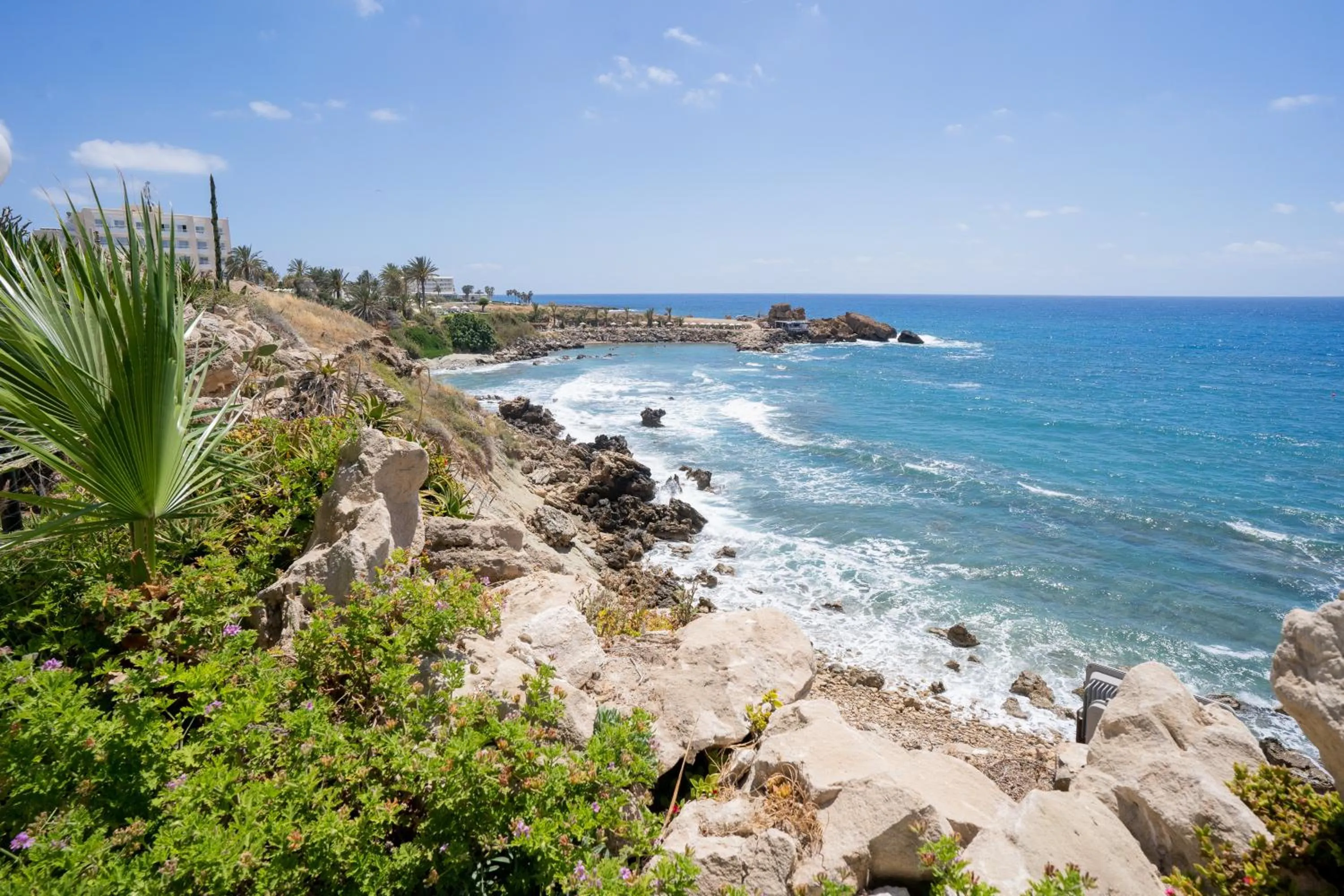 Sea view in Vrachia Beach Hotel & Suites - Adults Only