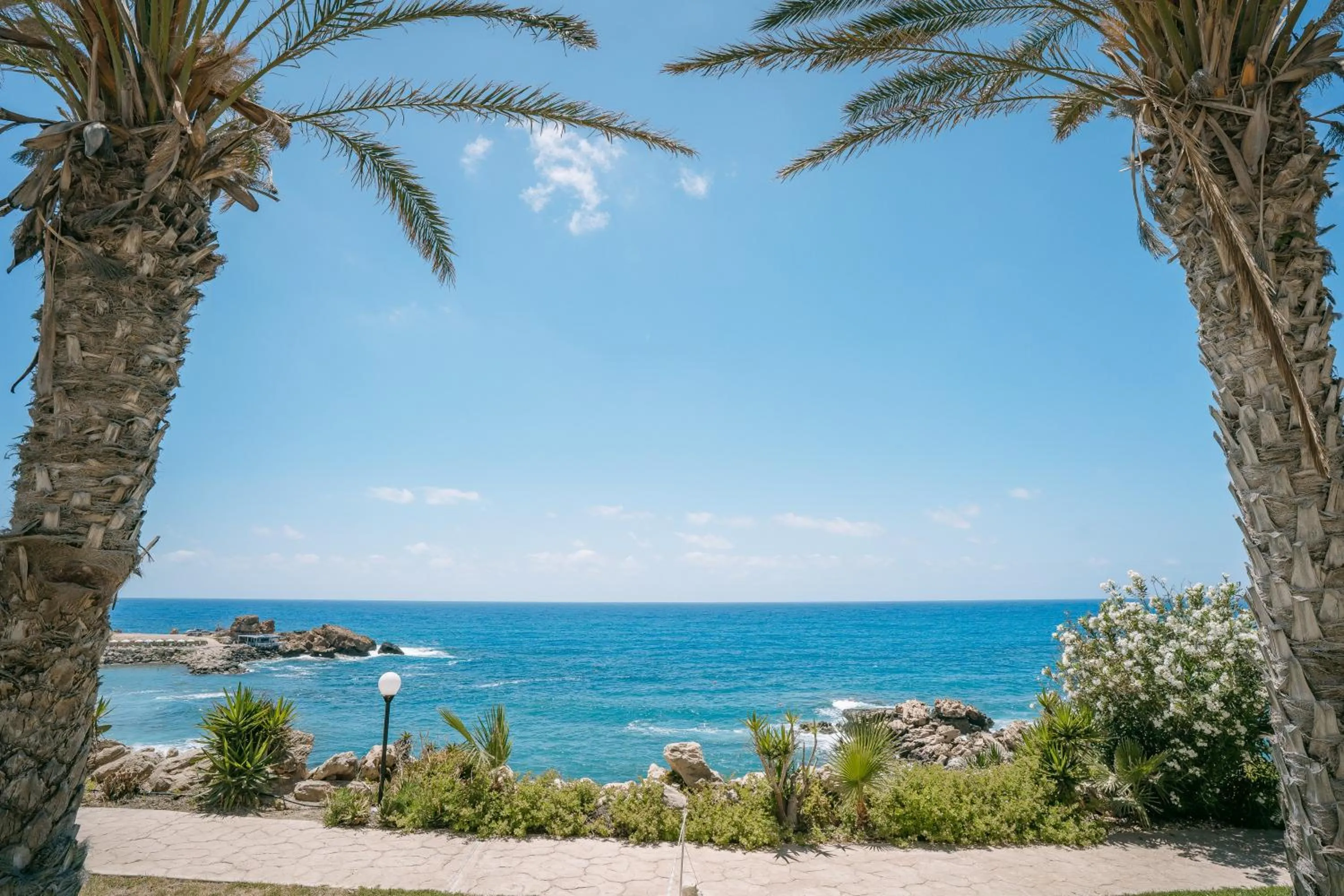 Sea view in Vrachia Beach Hotel & Suites - Adults Only