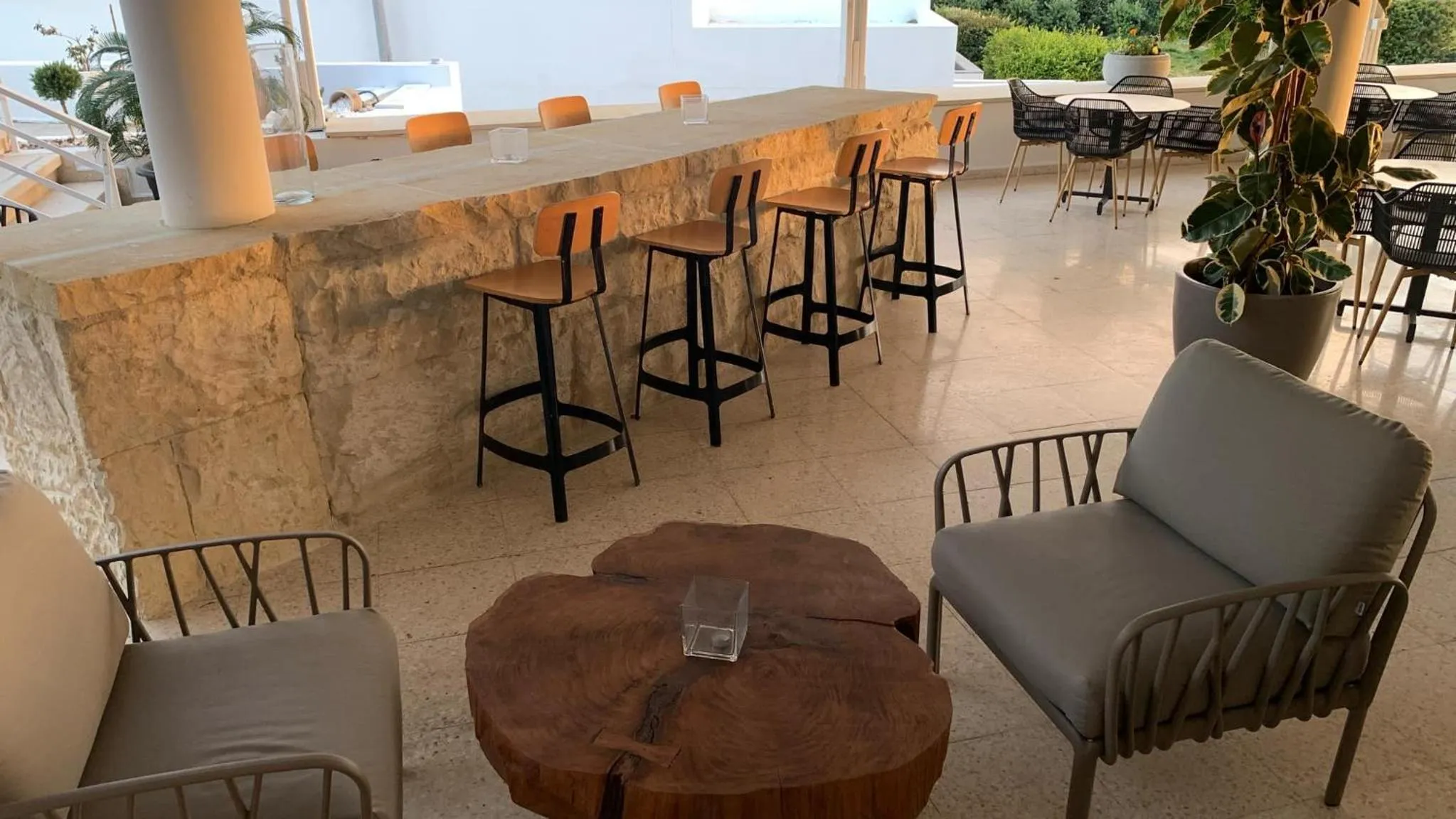 Seating area in Vrachia Beach Hotel & Suites - Adults Only