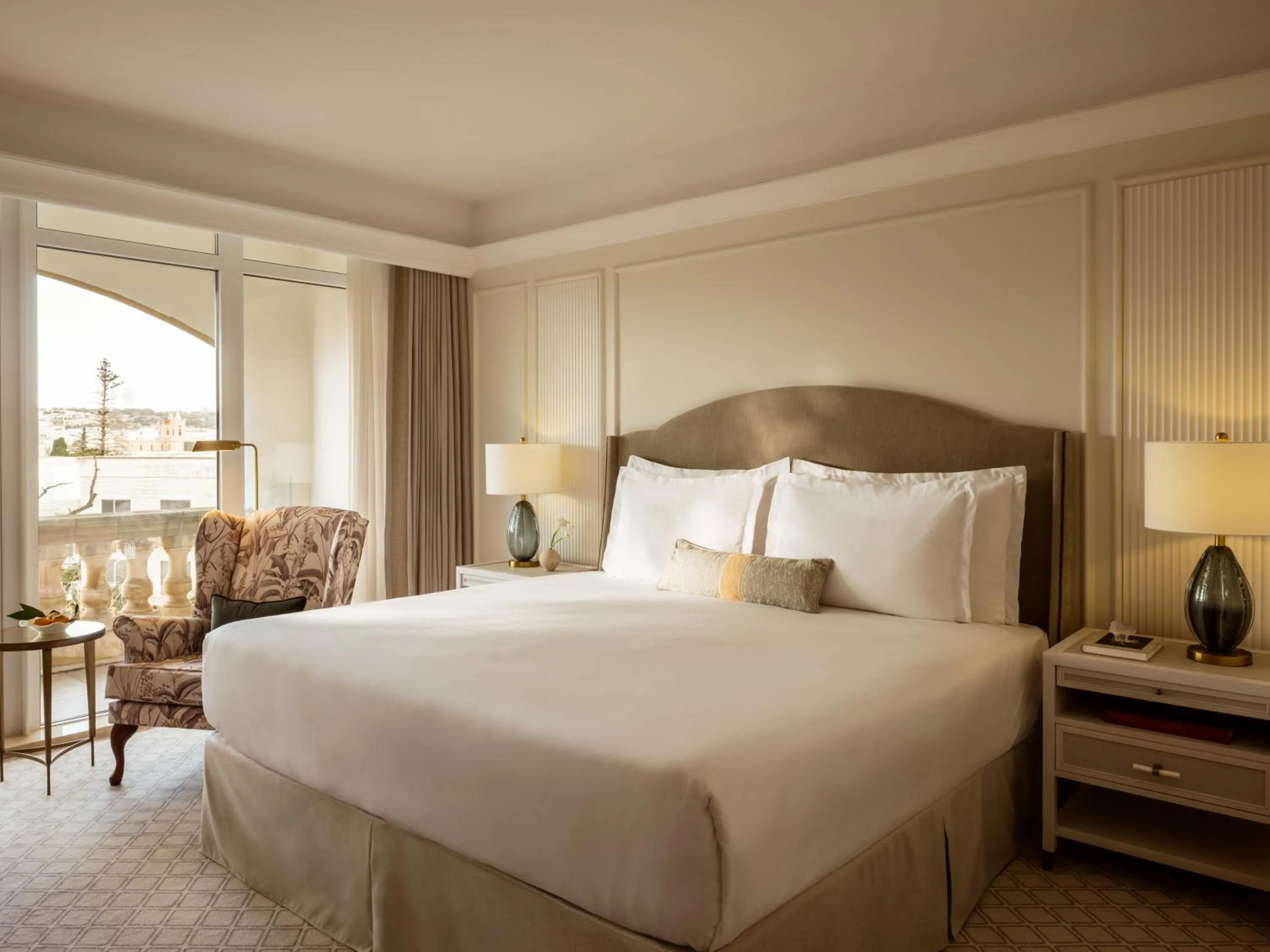 Bed in Corinthia Palace Malta