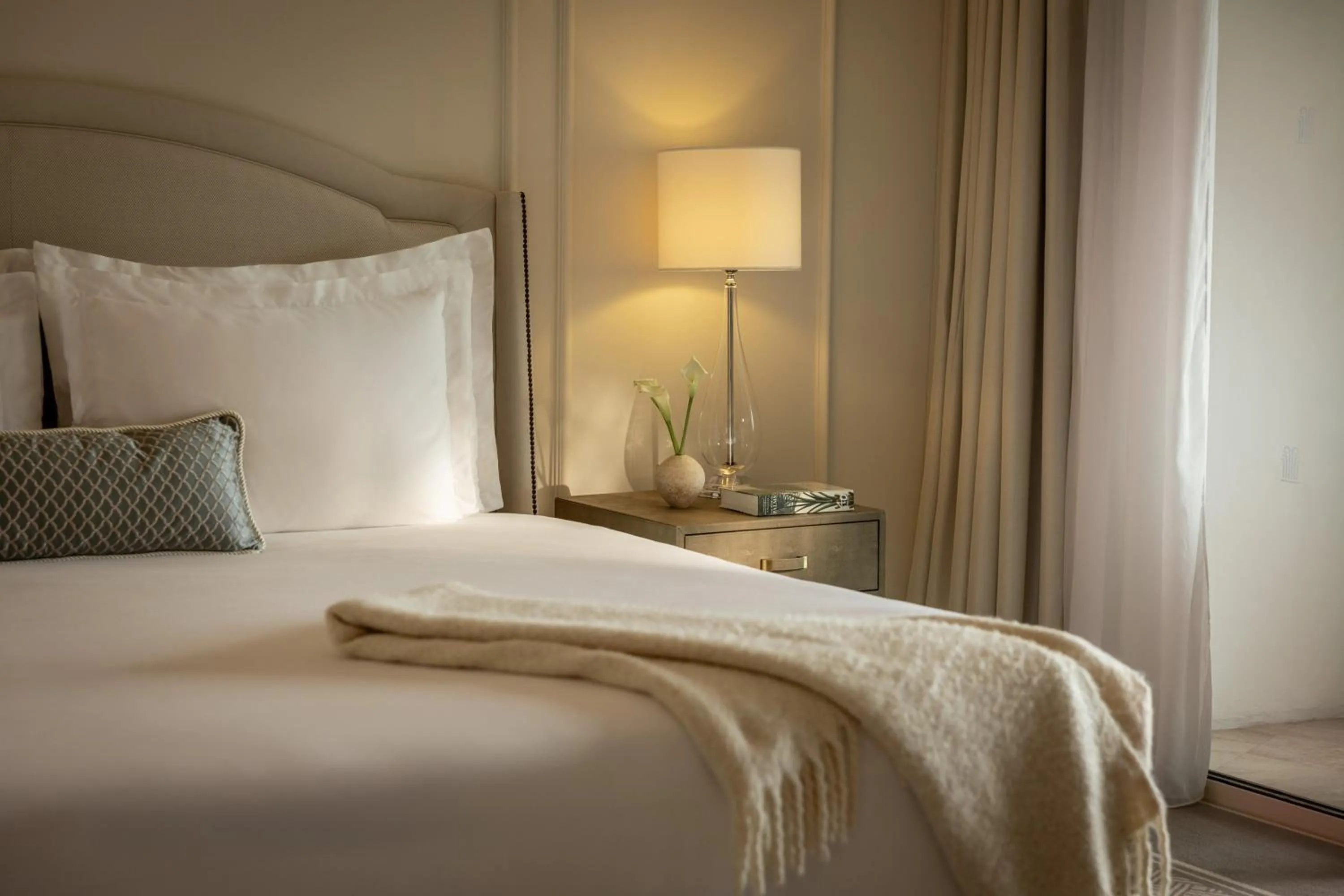 Bed in Corinthia Palace Malta