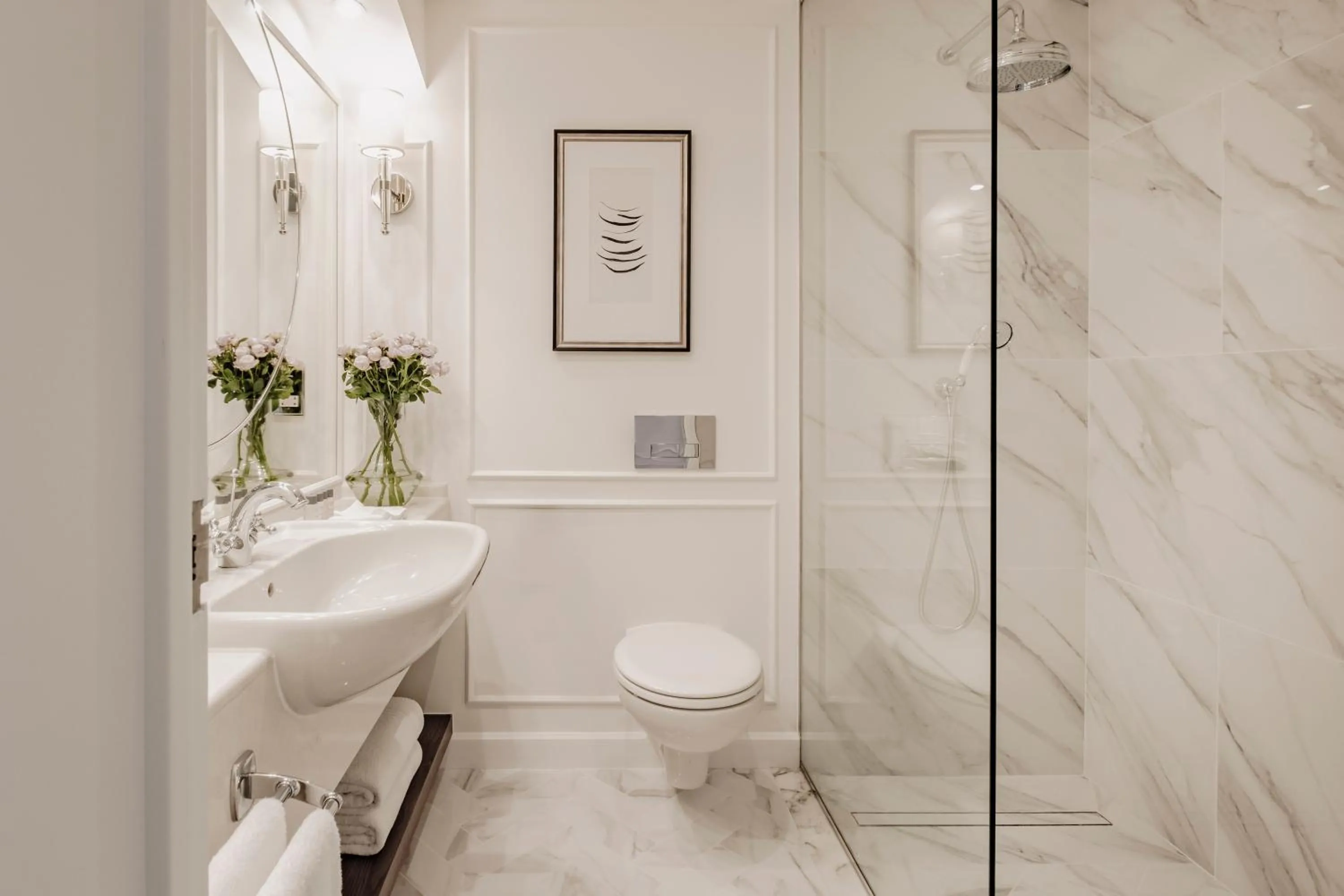 Bathroom in Corinthia Palace Malta