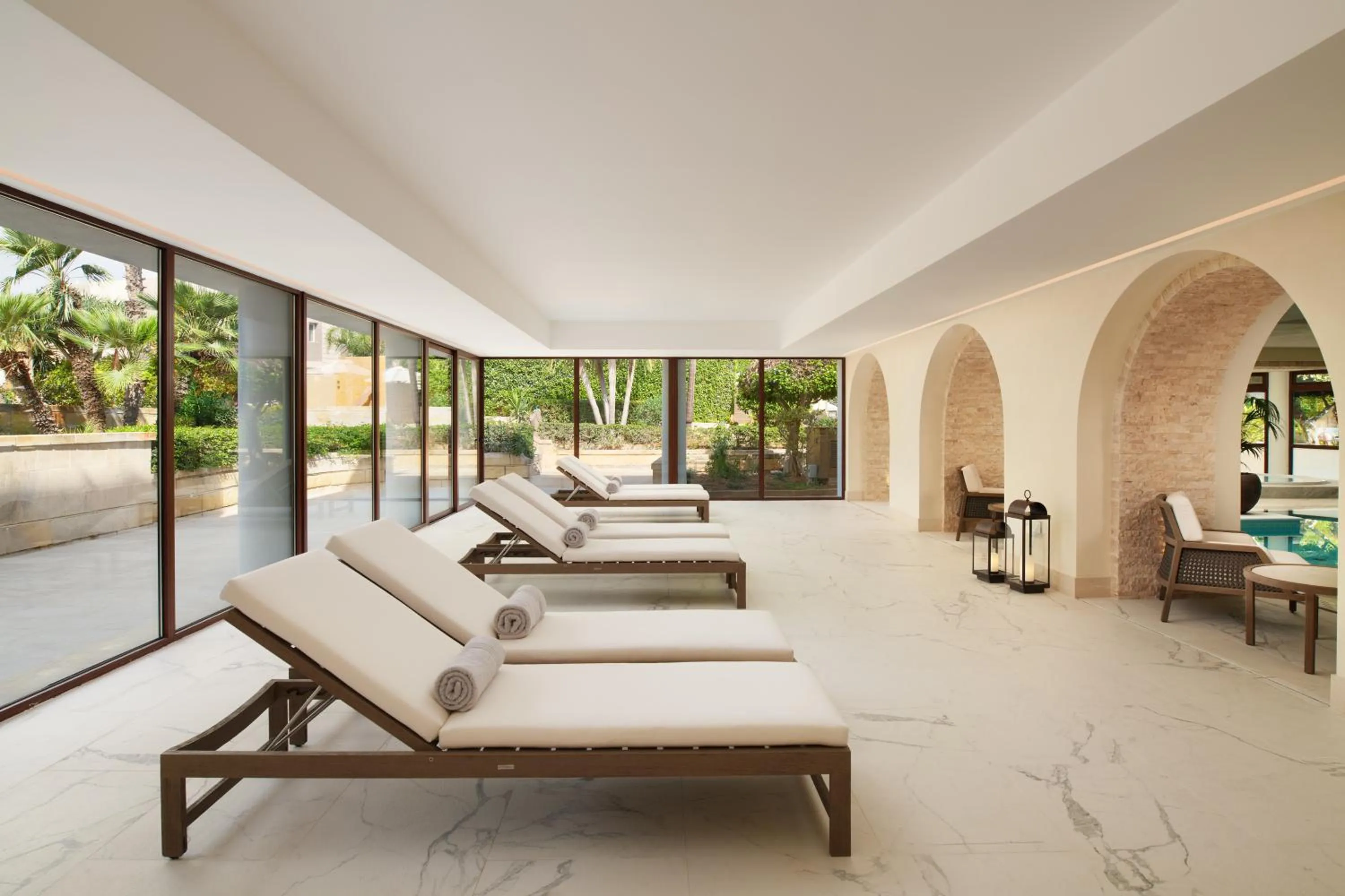 Swimming pool in Corinthia Palace Malta