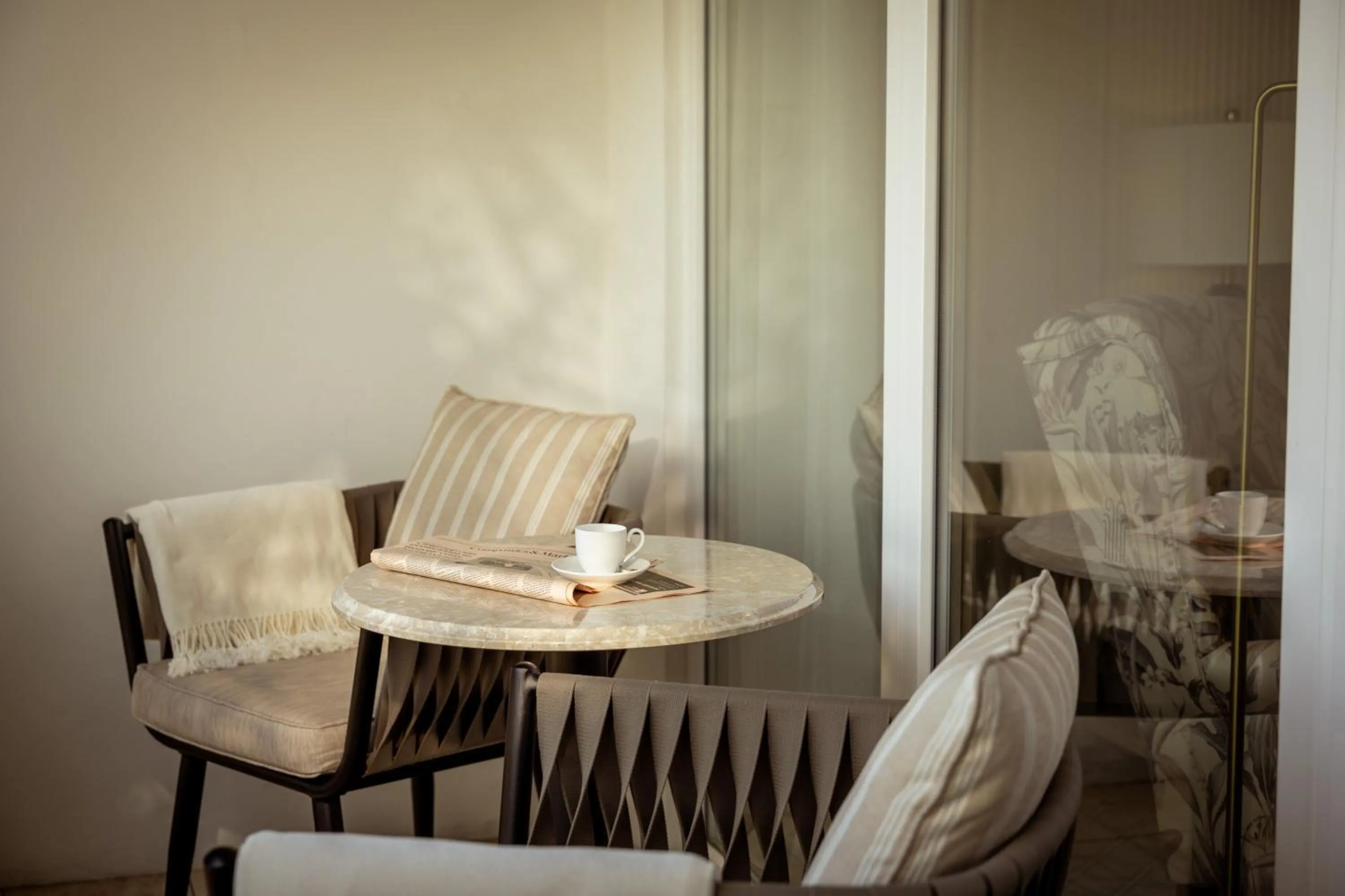 Balcony/Terrace in Corinthia Palace Malta