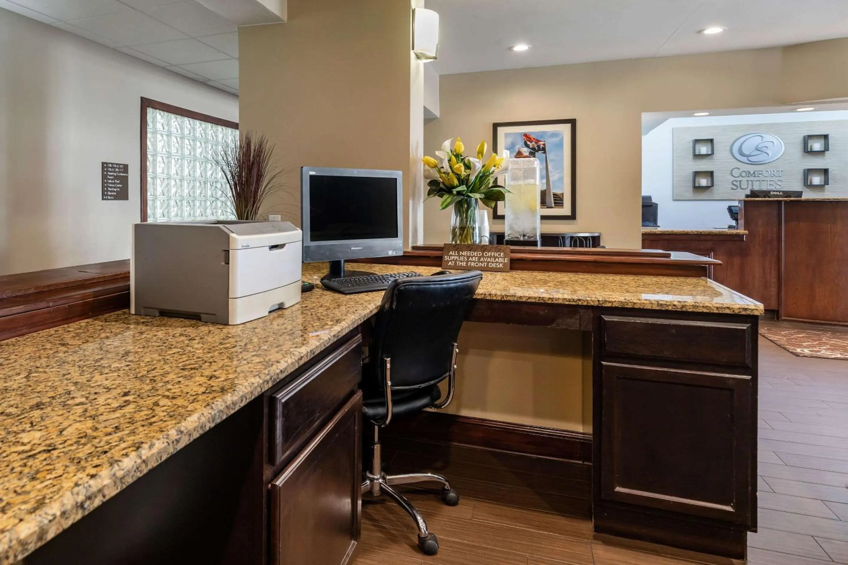 On site in Comfort Suites North Dallas