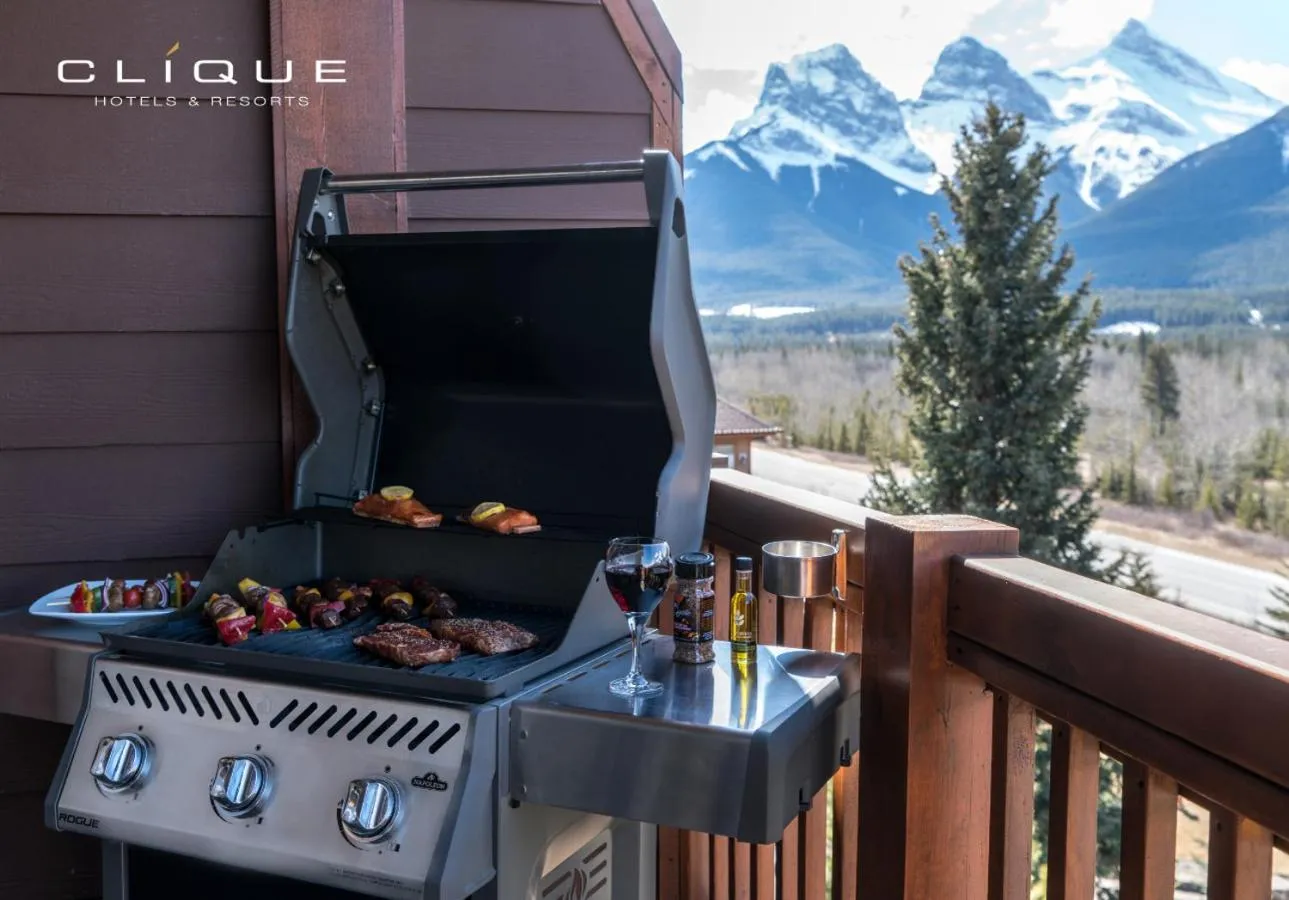 BBQ facilities in Falcon Crest Lodge by CLIQUE