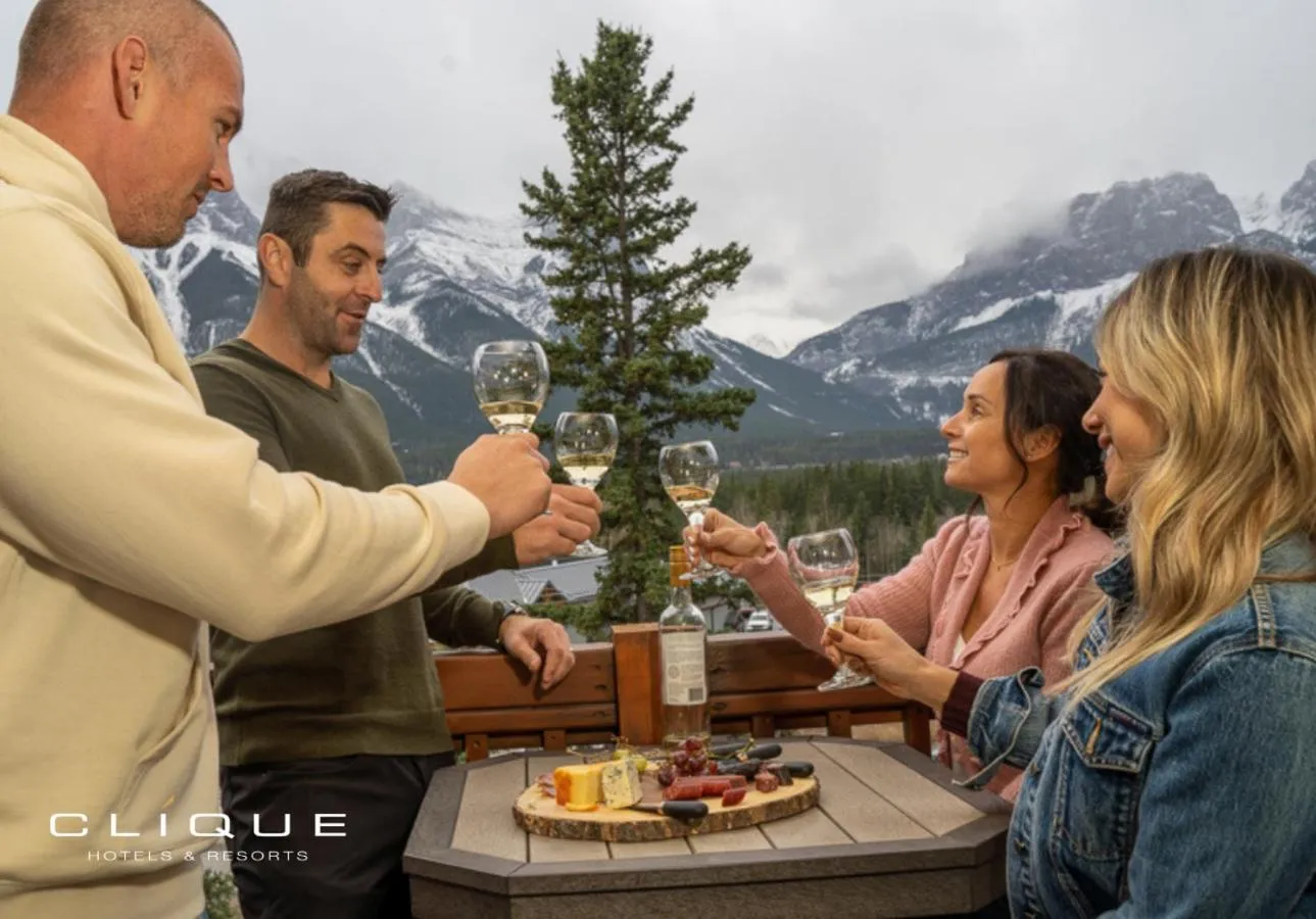 group of guests in Falcon Crest Lodge by CLIQUE