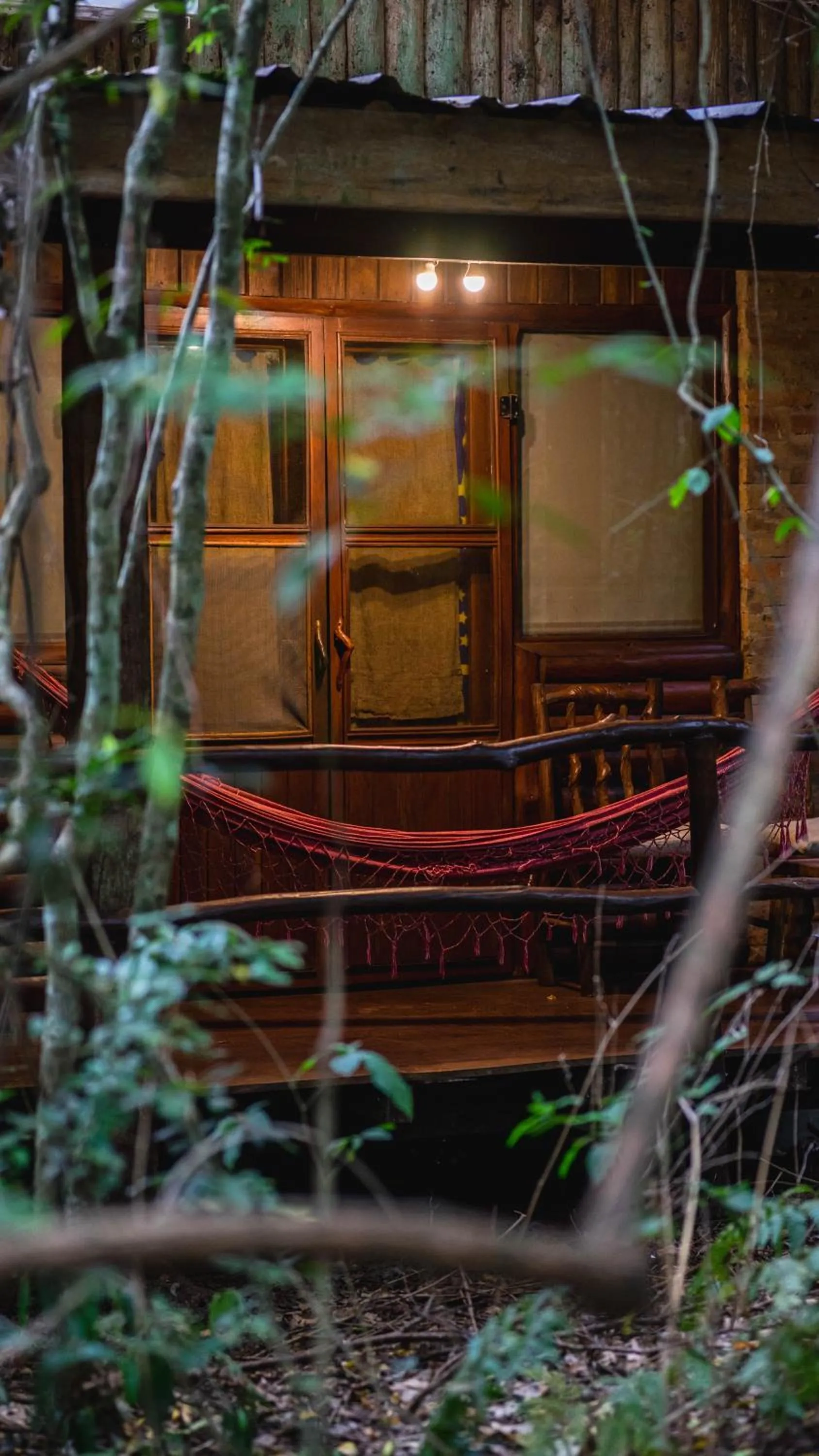 Garden view in La Aldea De La Selva Lodge