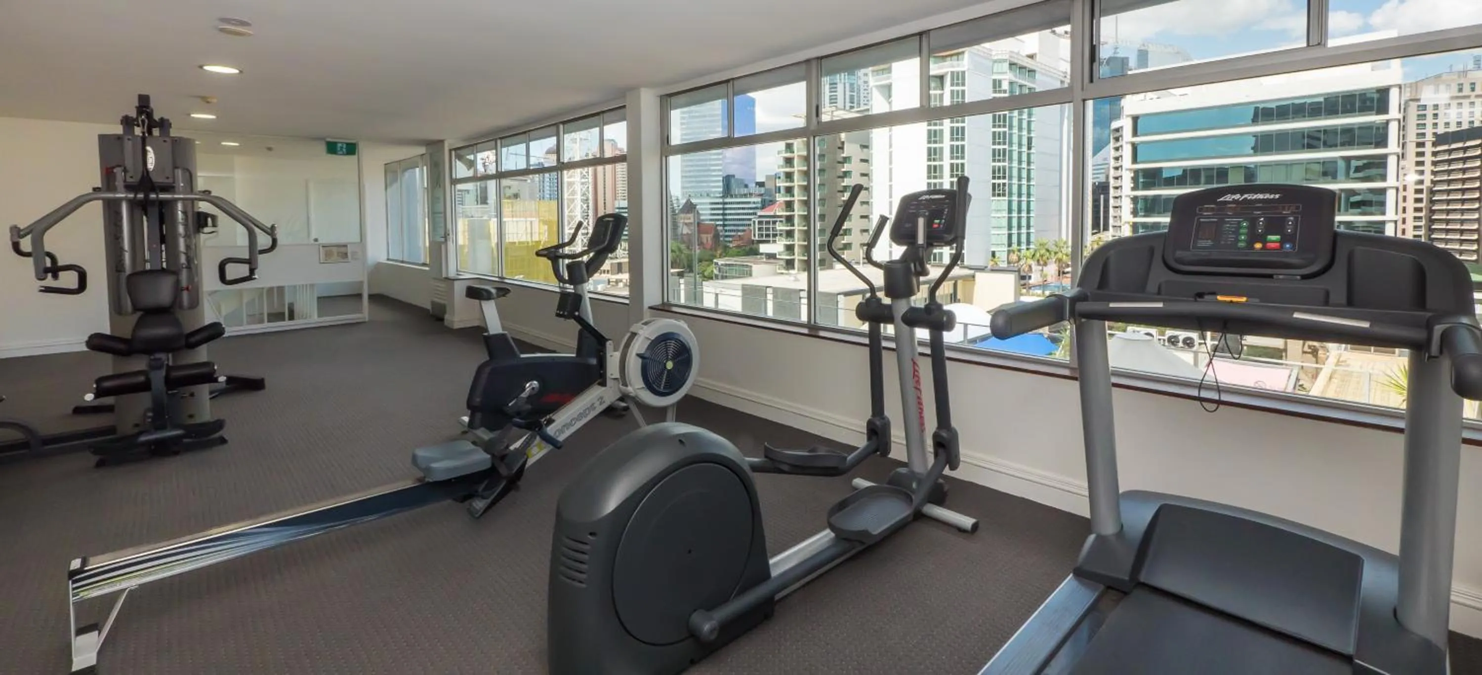 Fitness centre/facilities in Ridge Apartment Hotel