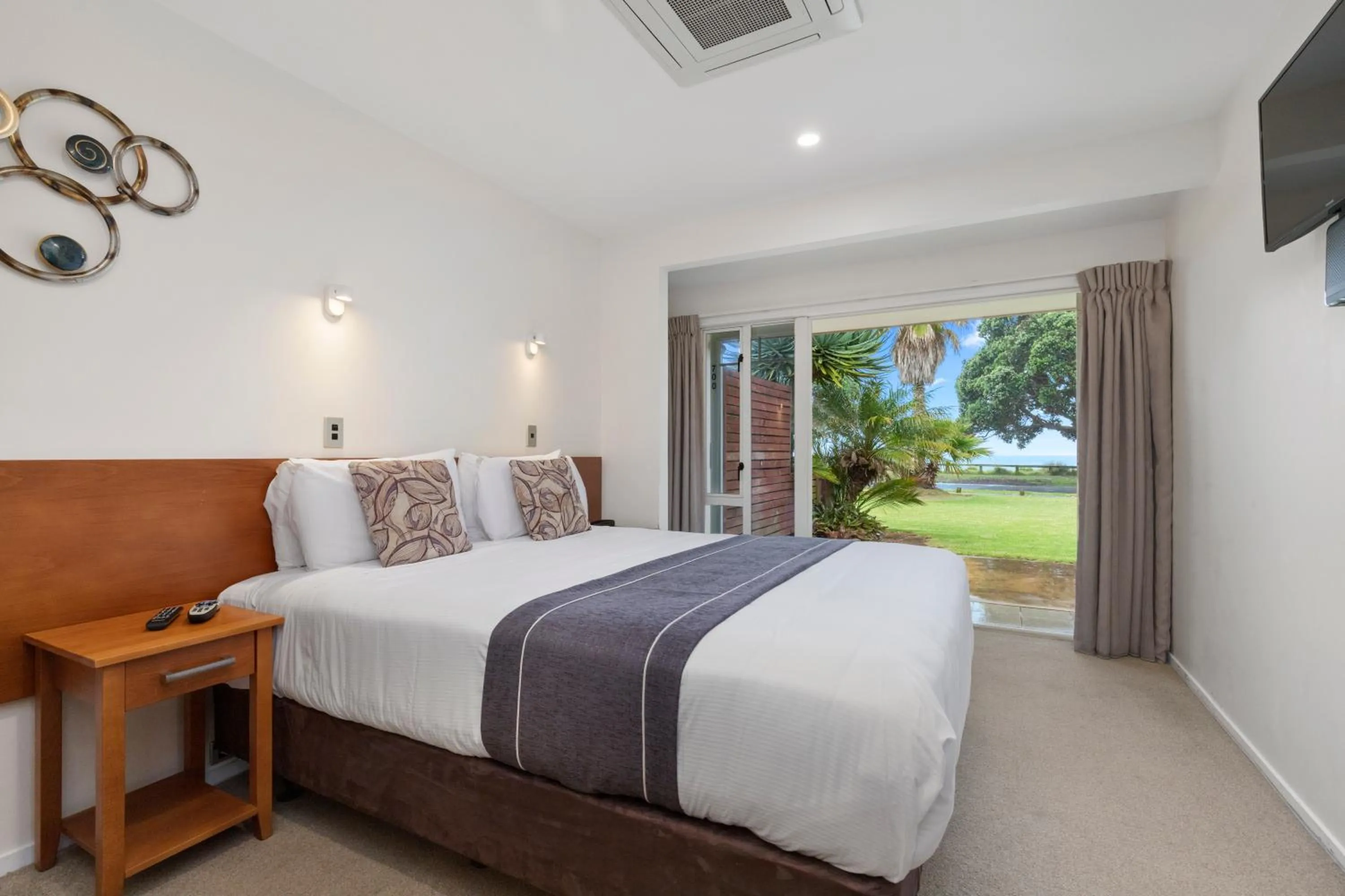 Bed in Taipa Beach Resort