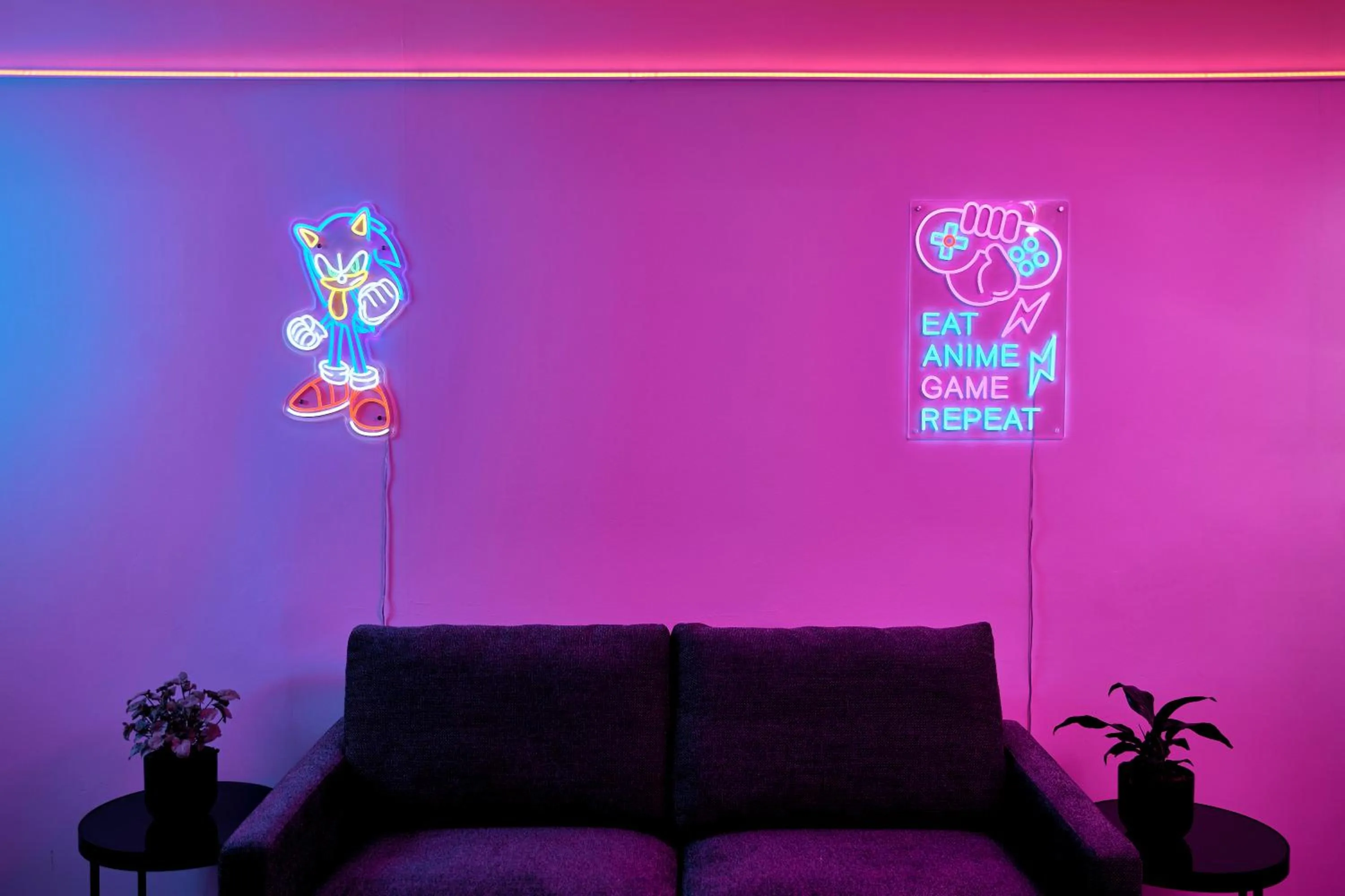 Living room in View Melbourne