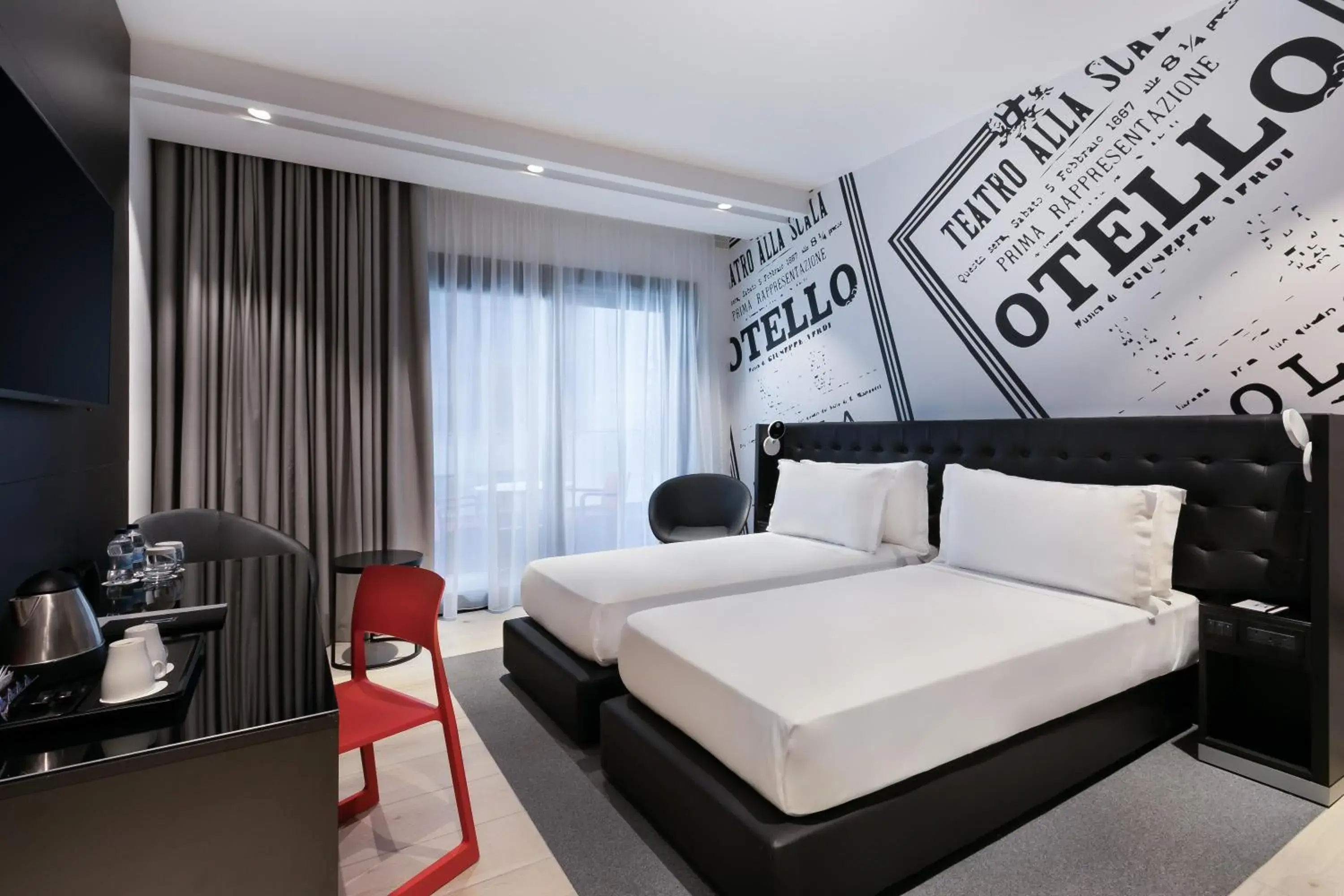 Deluxe Twin Room in Hotel Verdi Deluxe Twin Room in Hotel Verdi