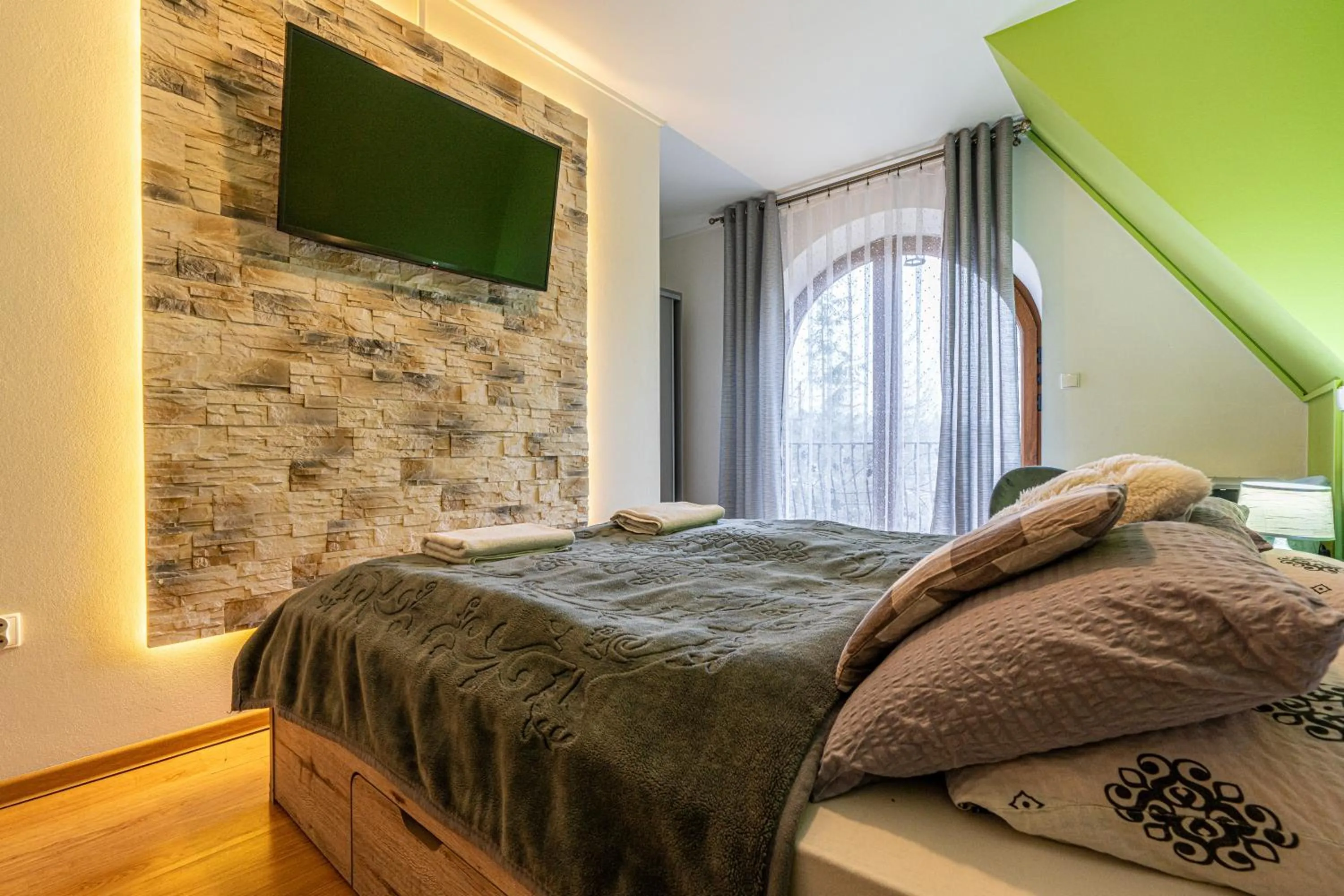 Bed in Leśny Dworek Biały Dunajec