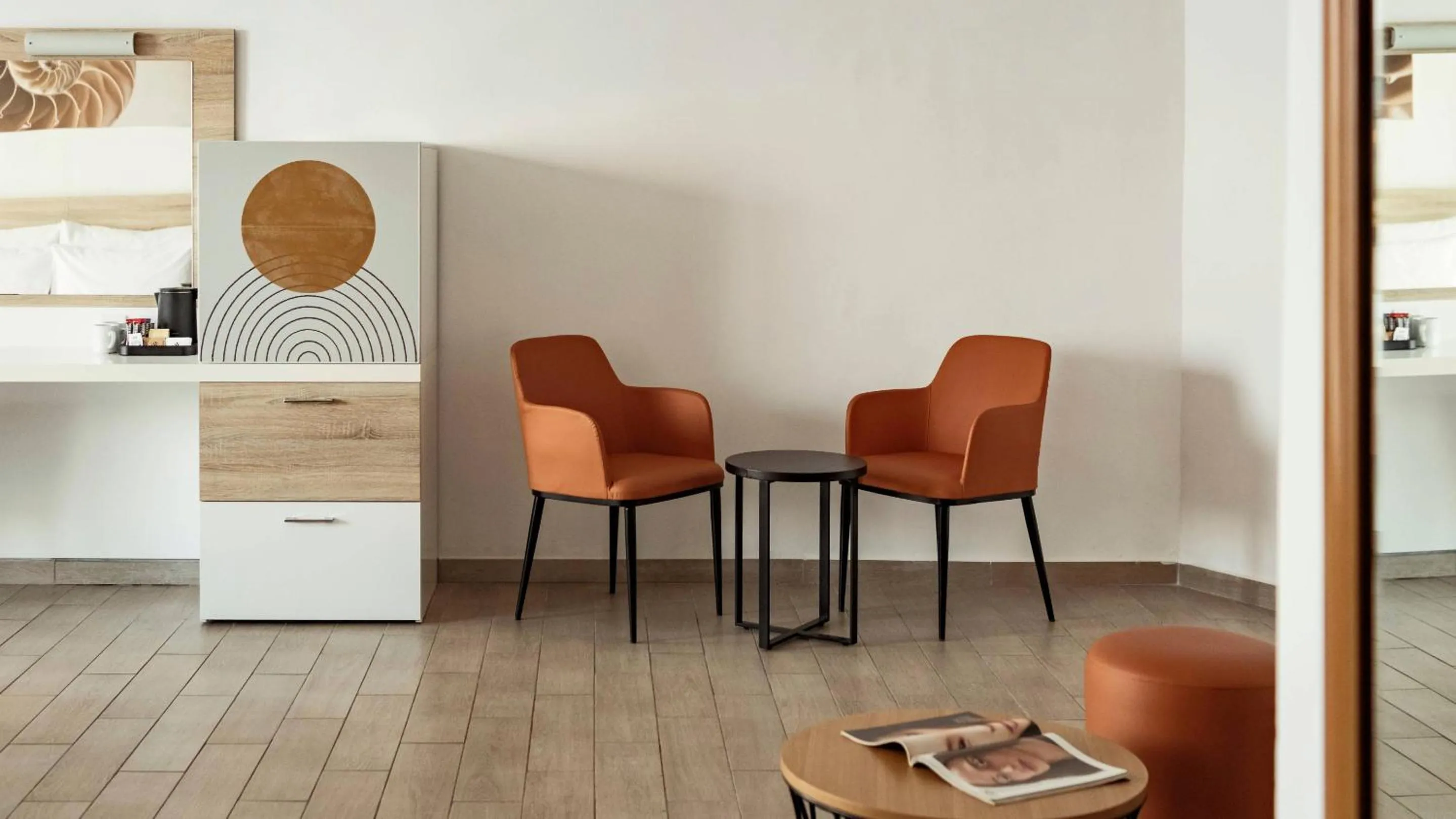 Seating area in AX ODYCY Hotel