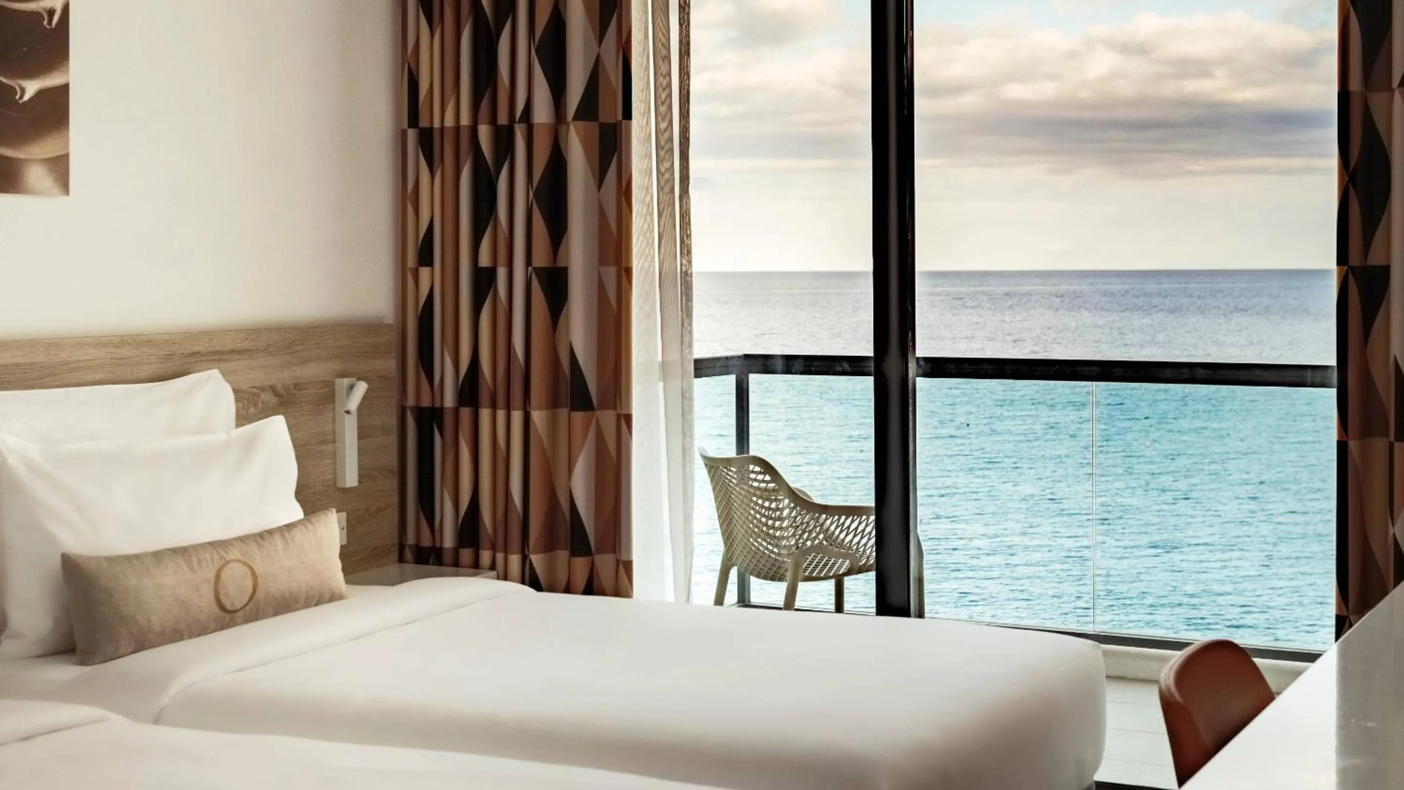 View (from property/room), Bed in AX ODYCY Hotel