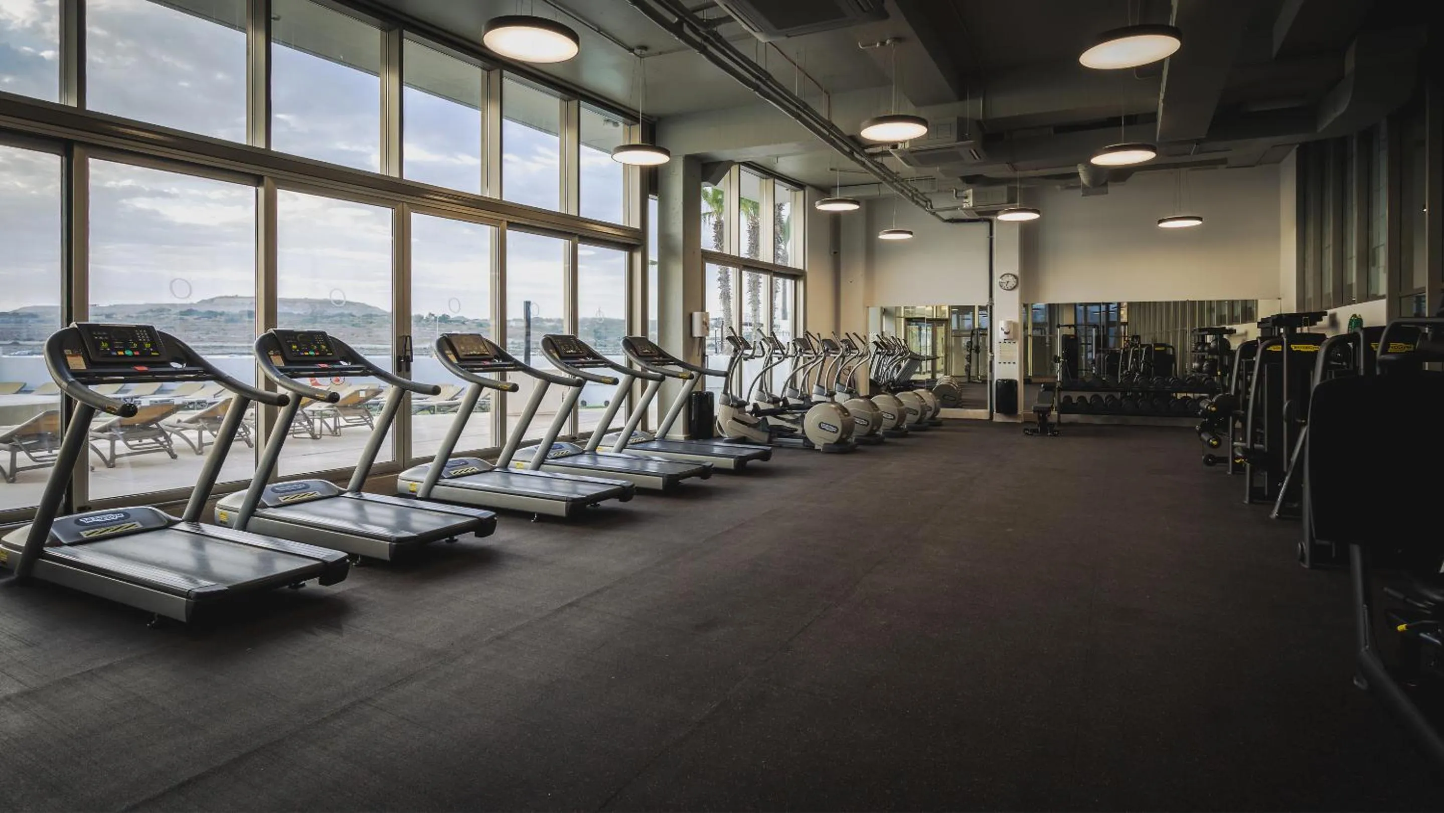 Fitness centre/facilities in AX ODYCY Hotel