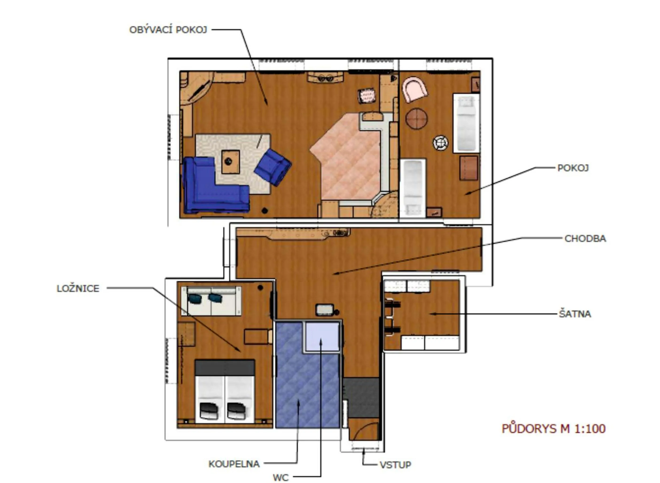 Floor plan in Hotel Atrium