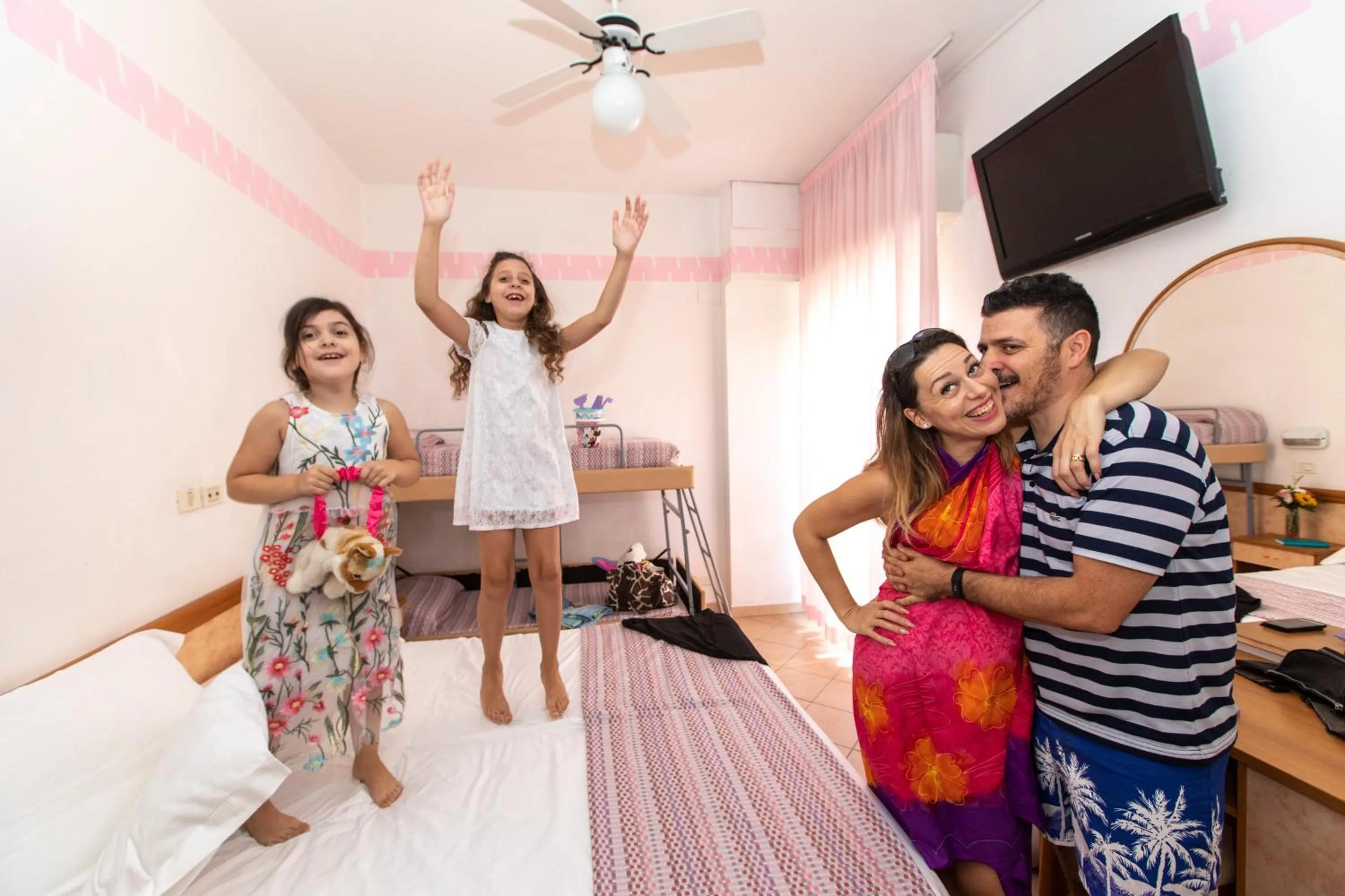 Spring, Bed in Hotel Holland