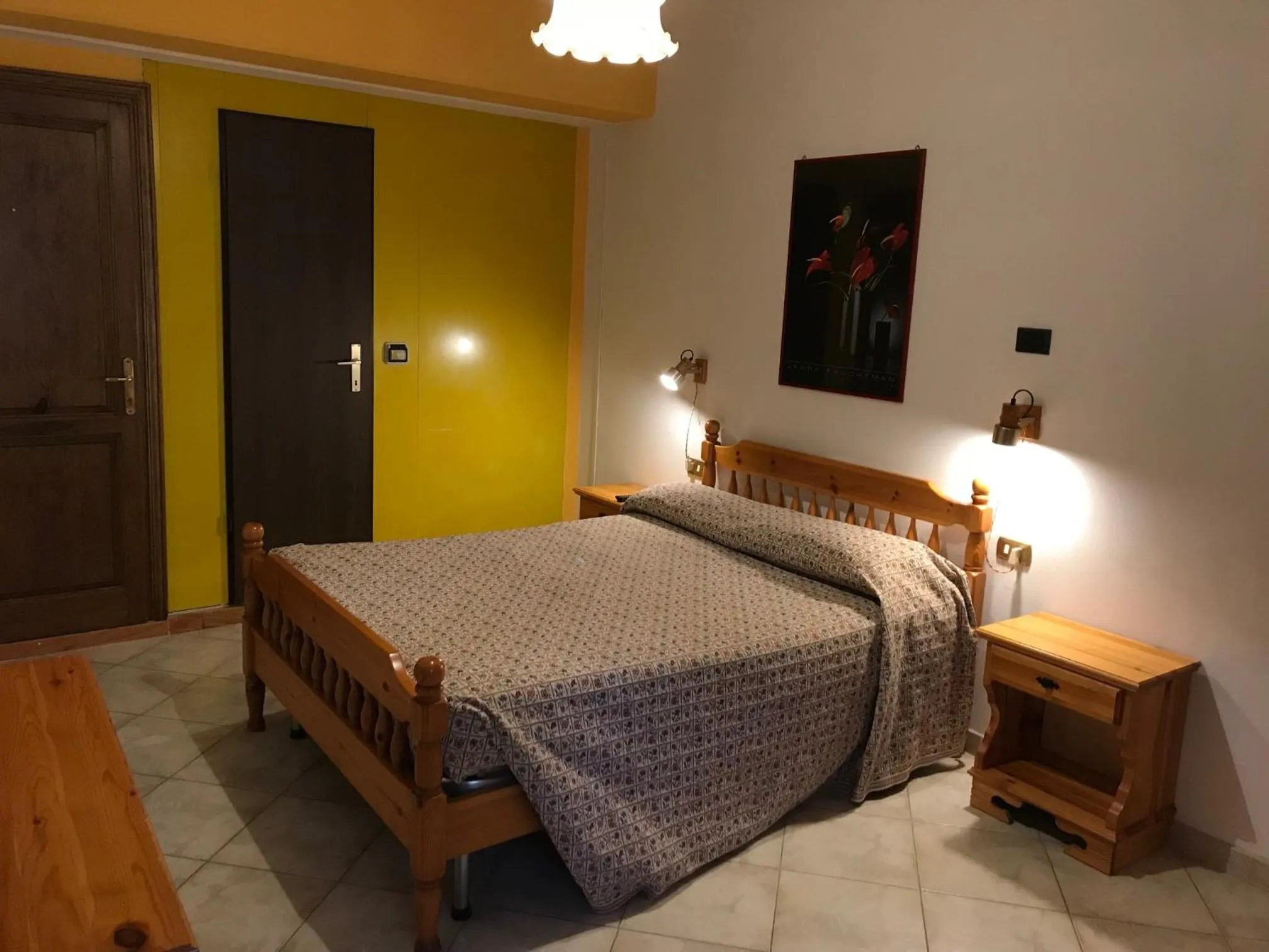 Bed in Hotel Panoramico