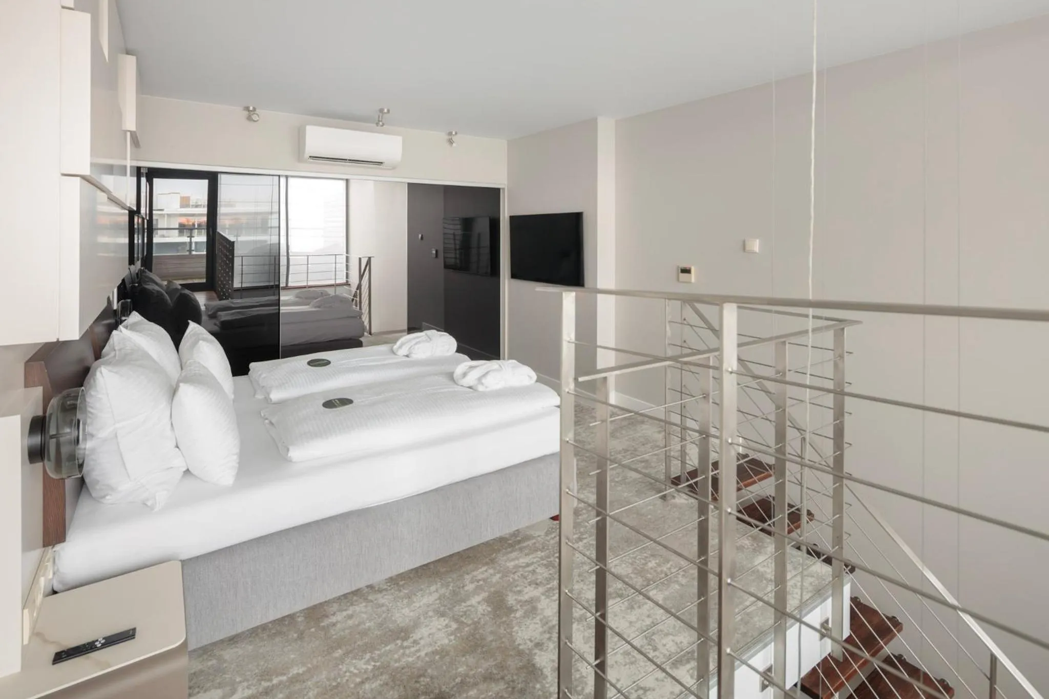 Bed in Marine Hotel by Zdrojowa