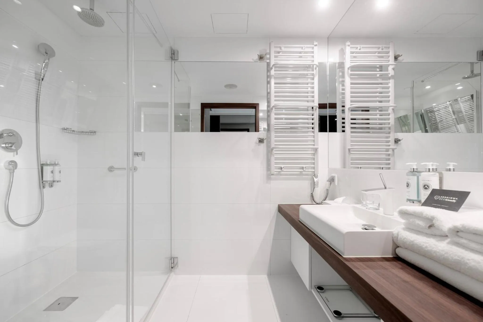 Bathroom in Marine Hotel by Zdrojowa