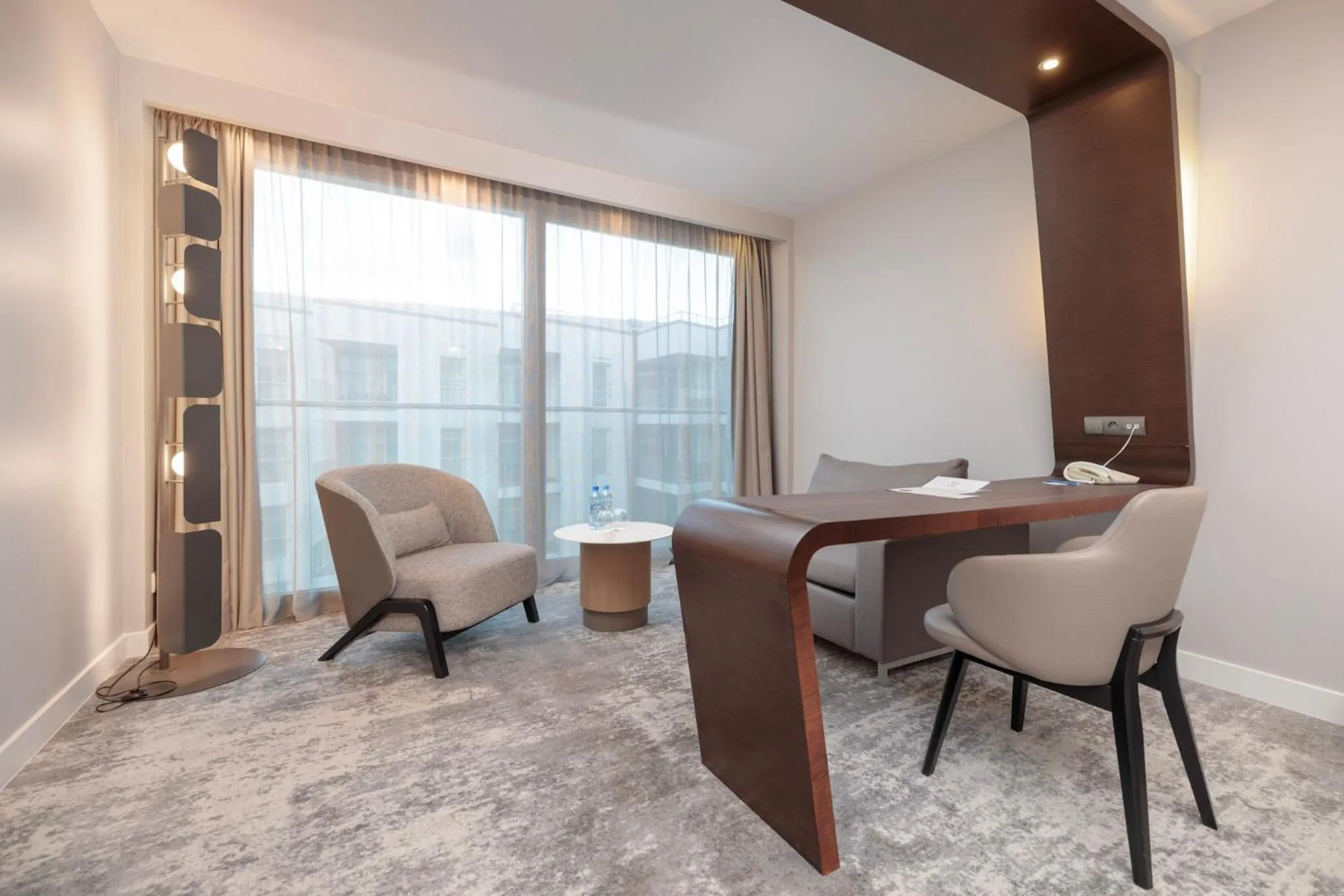 Seating area in Marine Hotel by Zdrojowa