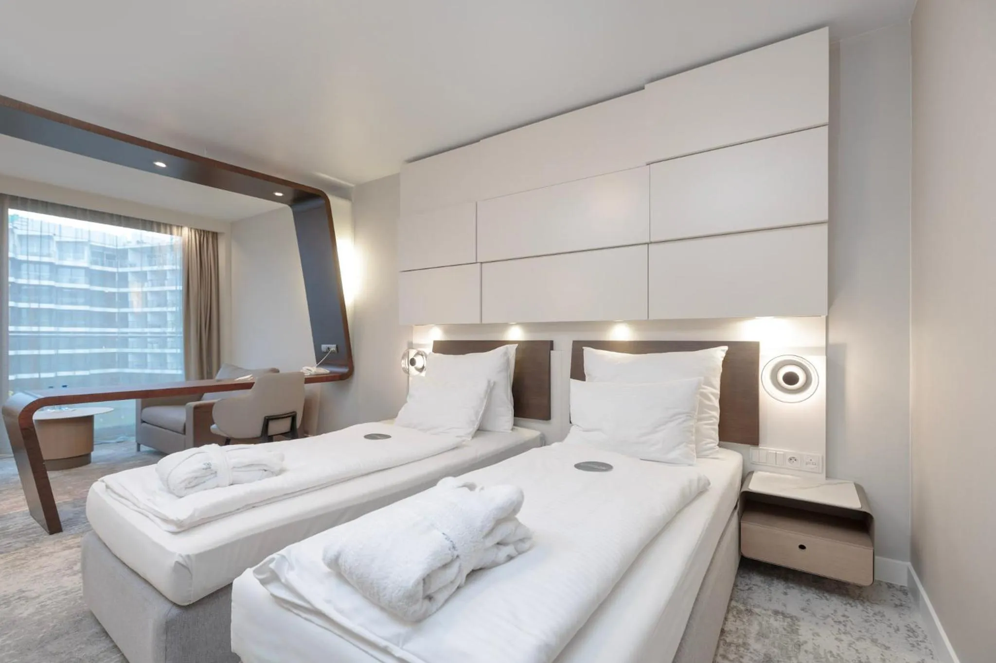 Bed in Marine Hotel by Zdrojowa