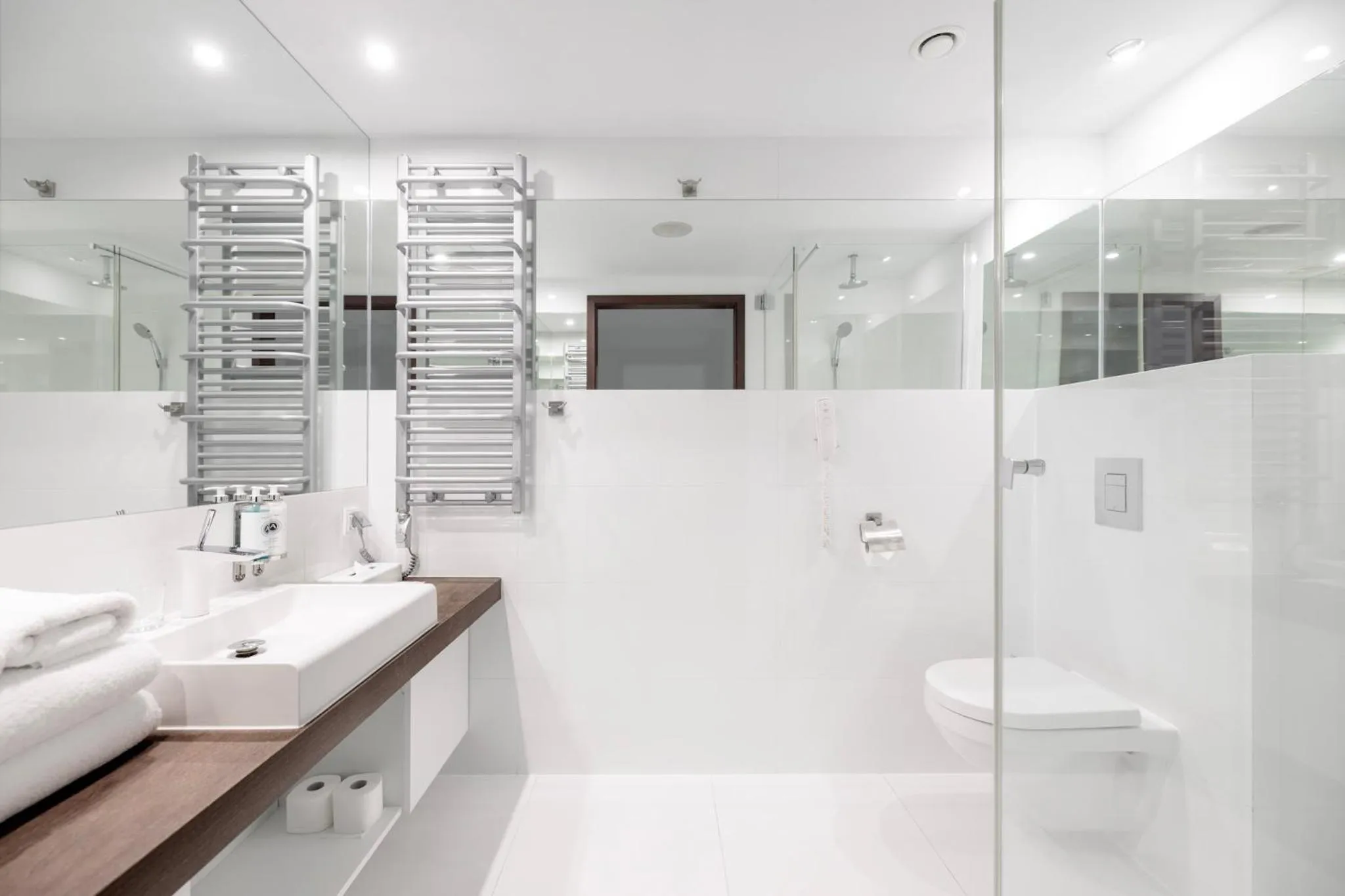 Bathroom in Marine Hotel by Zdrojowa