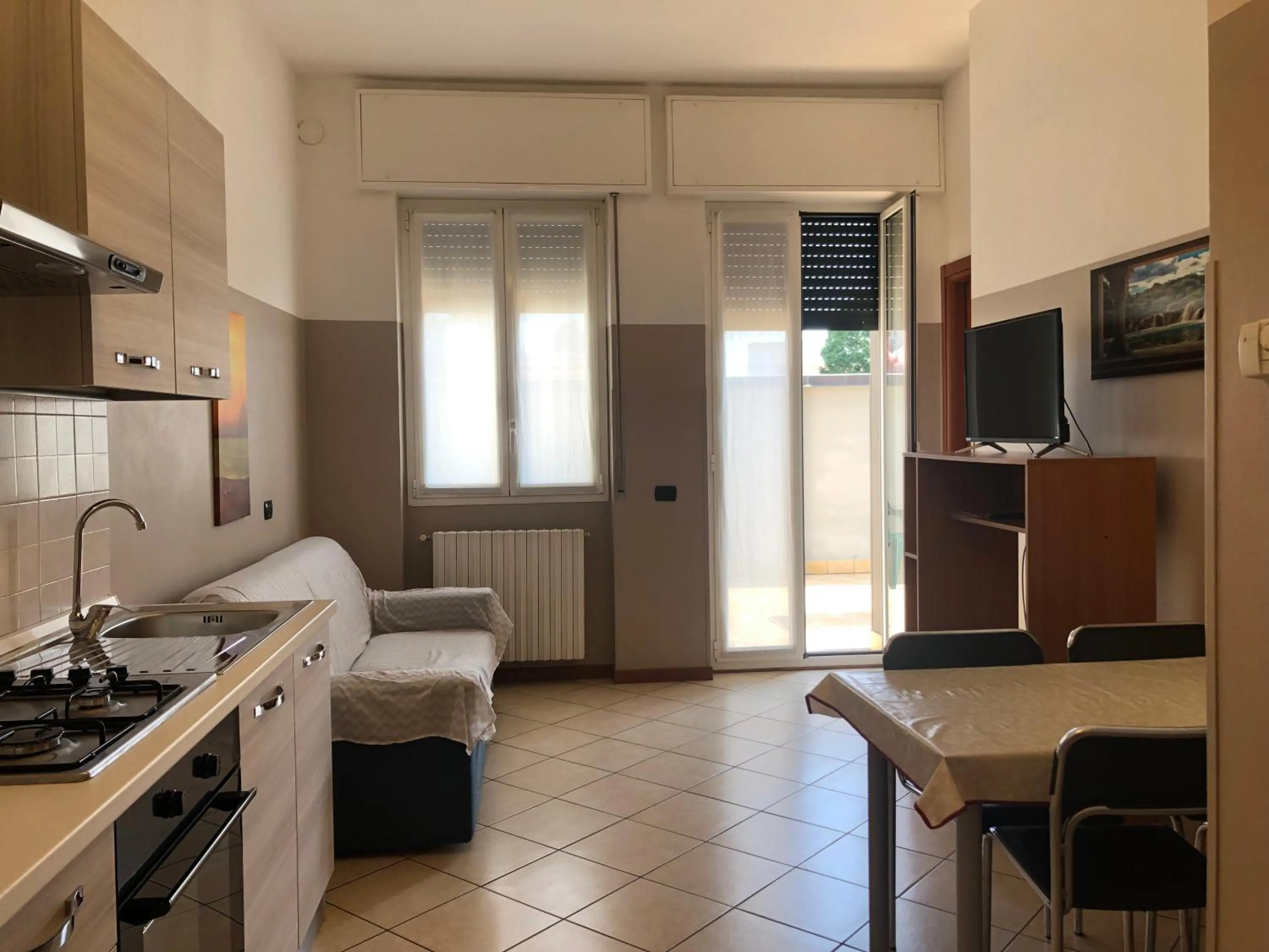 Kitchen or kitchenette, Bed in Residence Oasi Di Monza