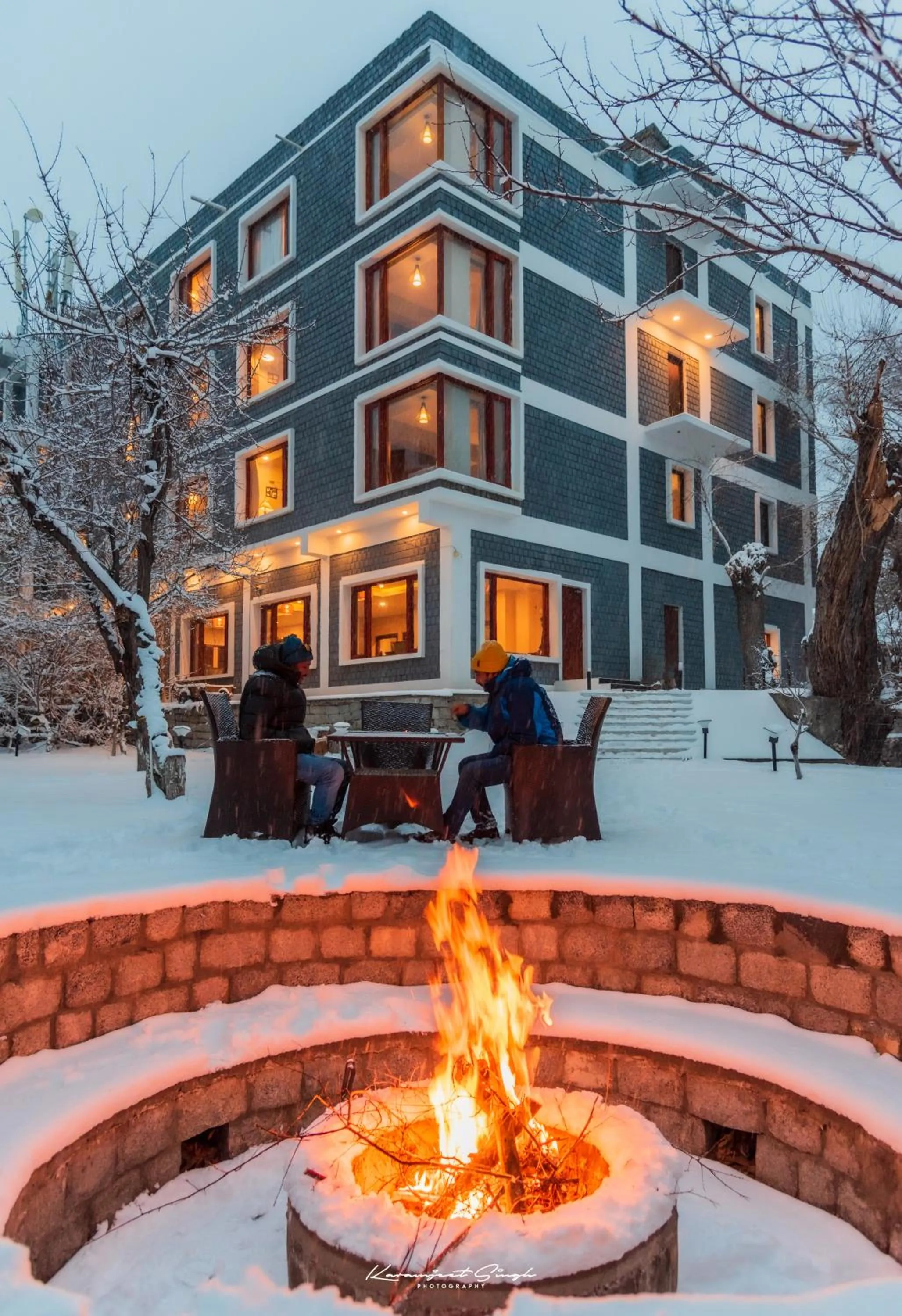 On site in Hotel The Kargil