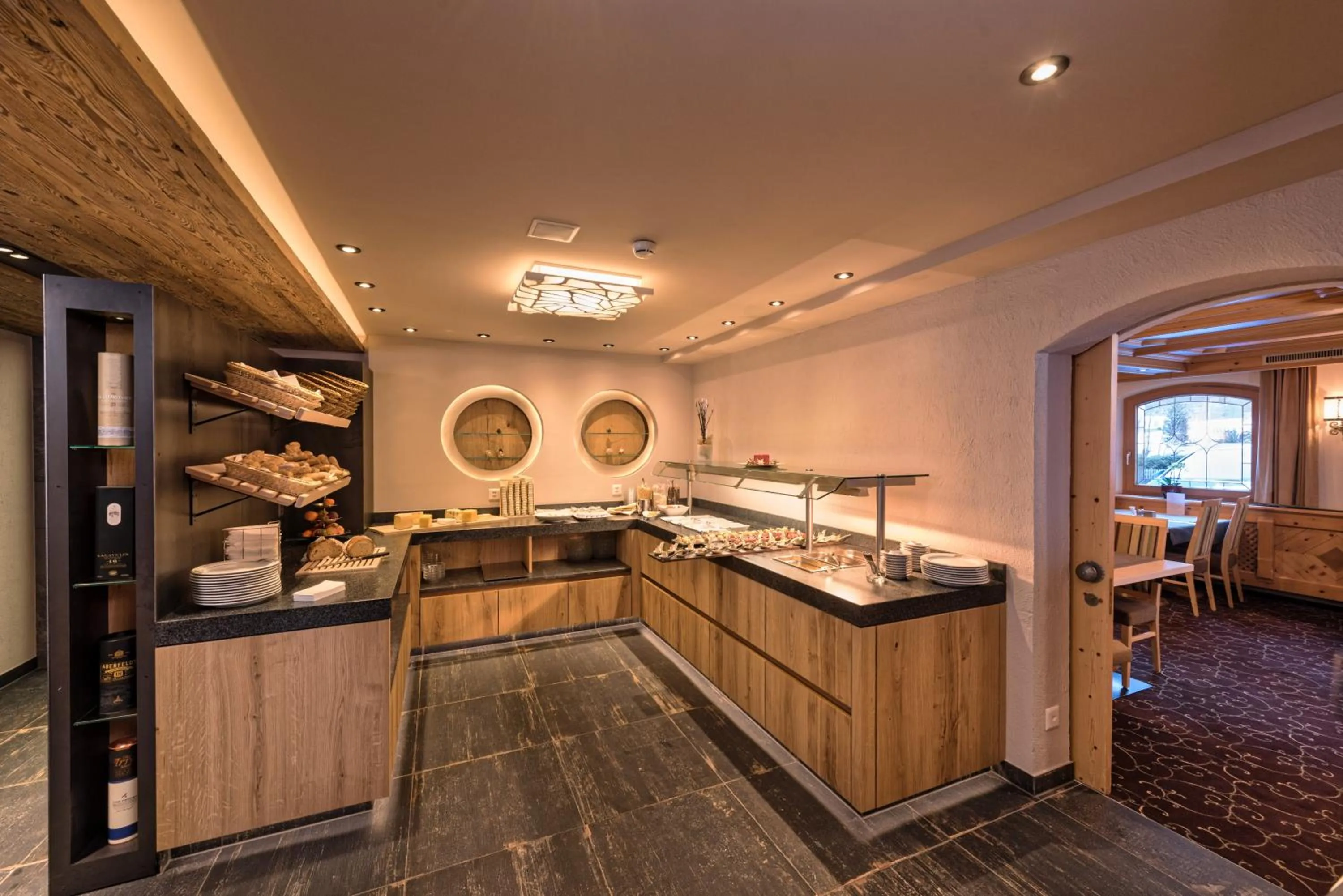 Food and drinks in Hotel des Alpes