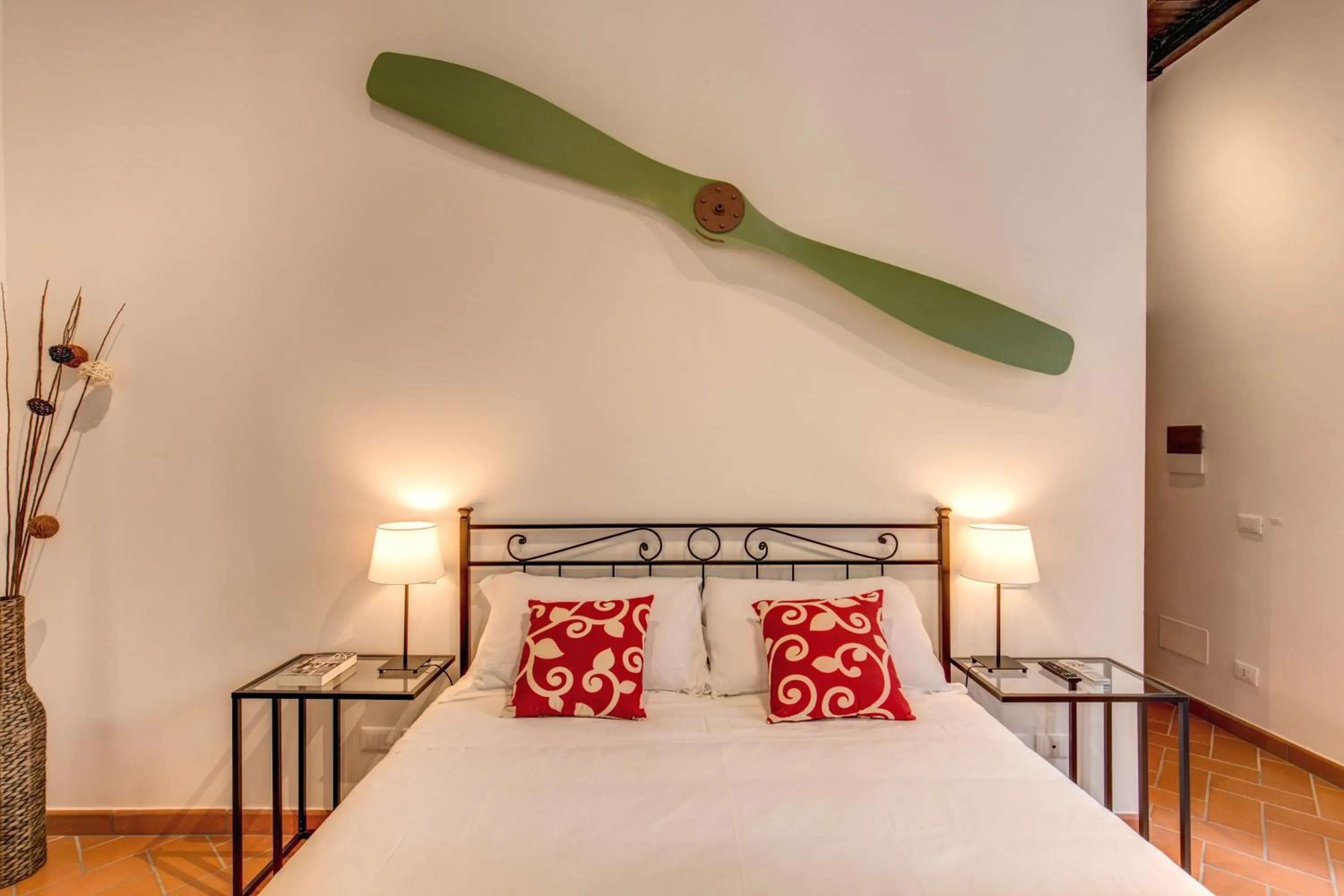 Bed in Piccolo Trevi Suites