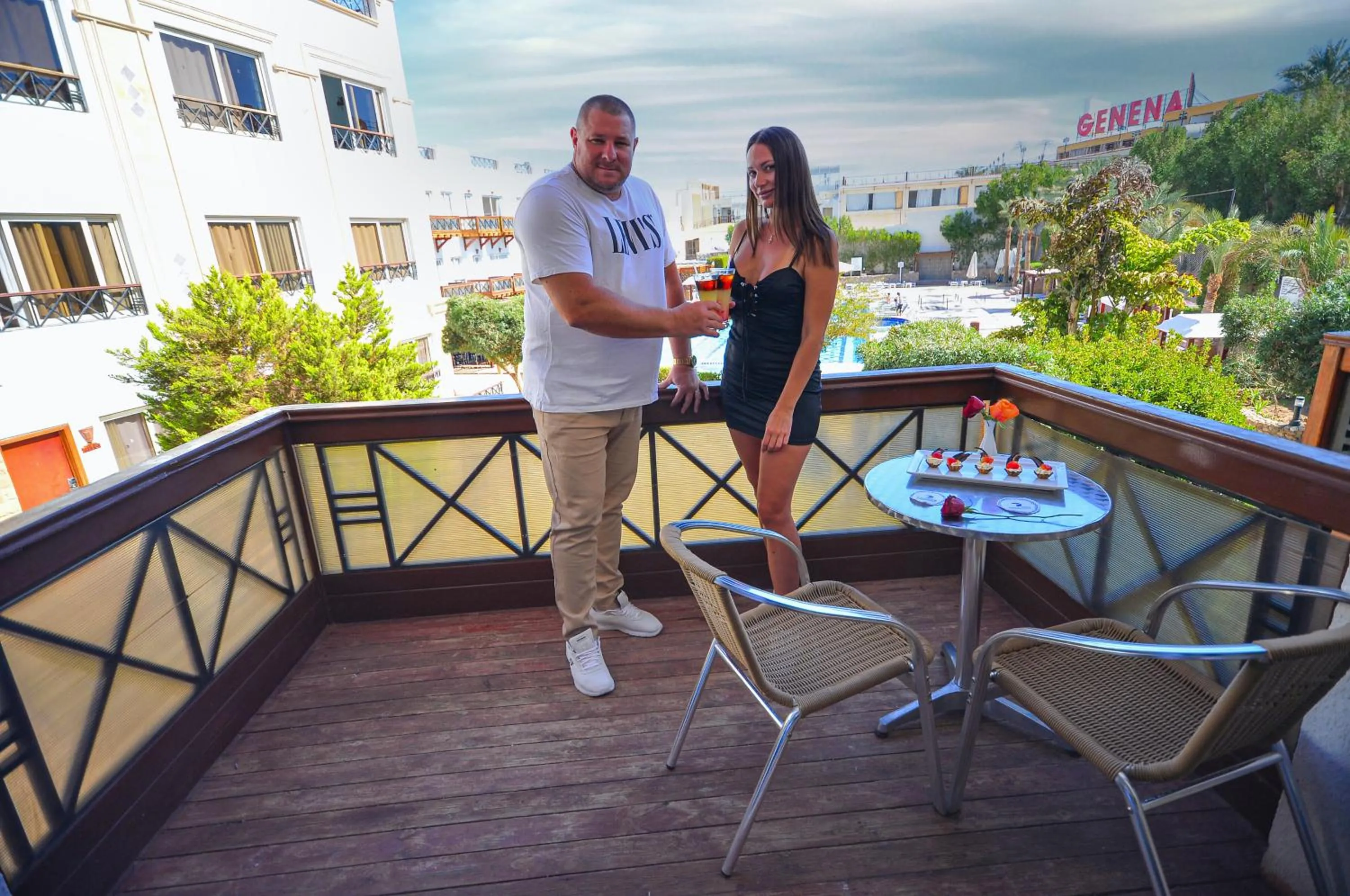 Balcony/Terrace in Falcon Naama Star Hotel