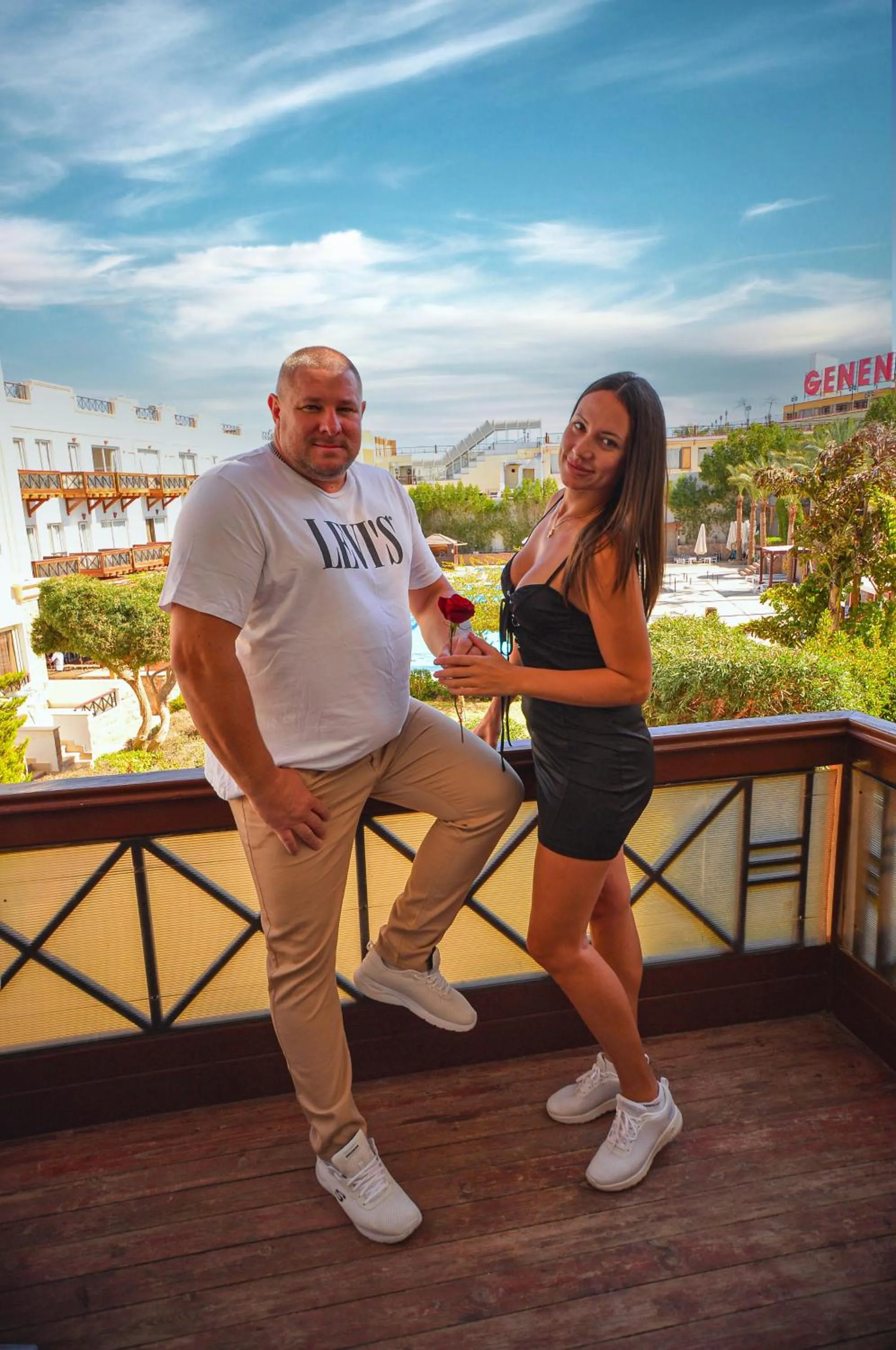 Balcony/Terrace in Falcon Naama Star Hotel