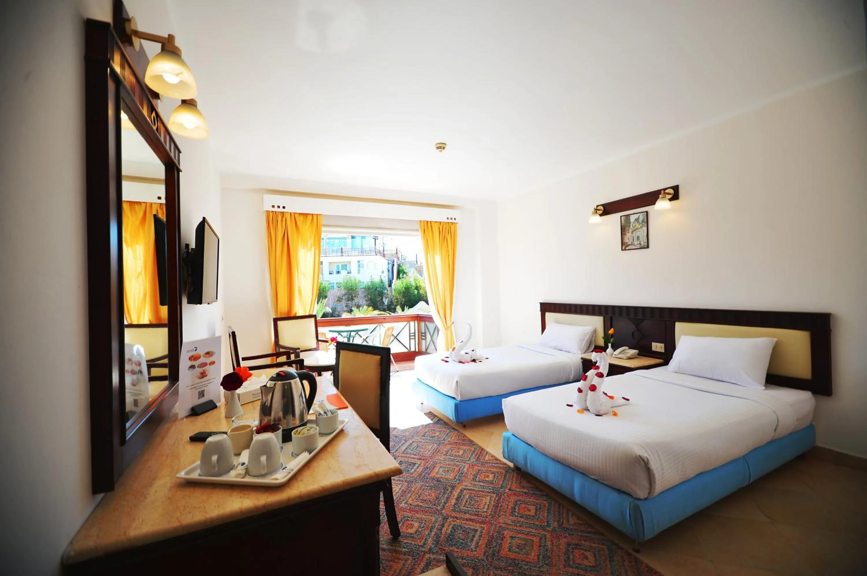 Bed in Falcon Naama Star Hotel