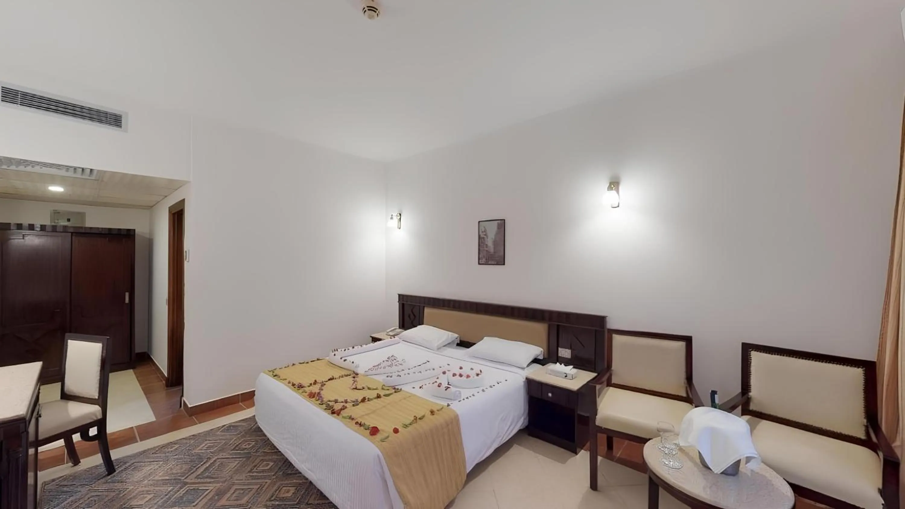 Bed in Falcon Naama Star Hotel