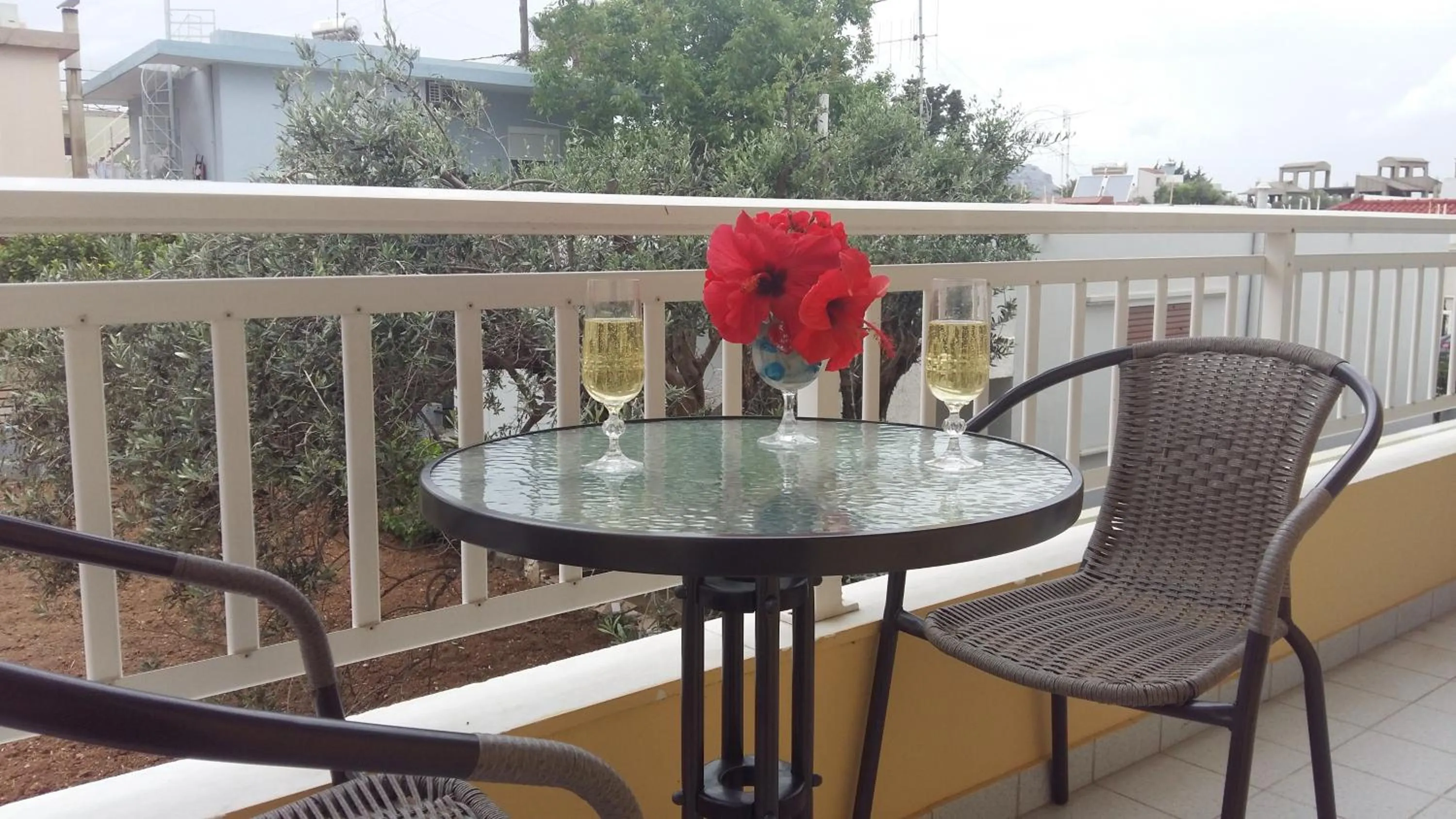 Garden view in Pantheon Deluxe Apartments