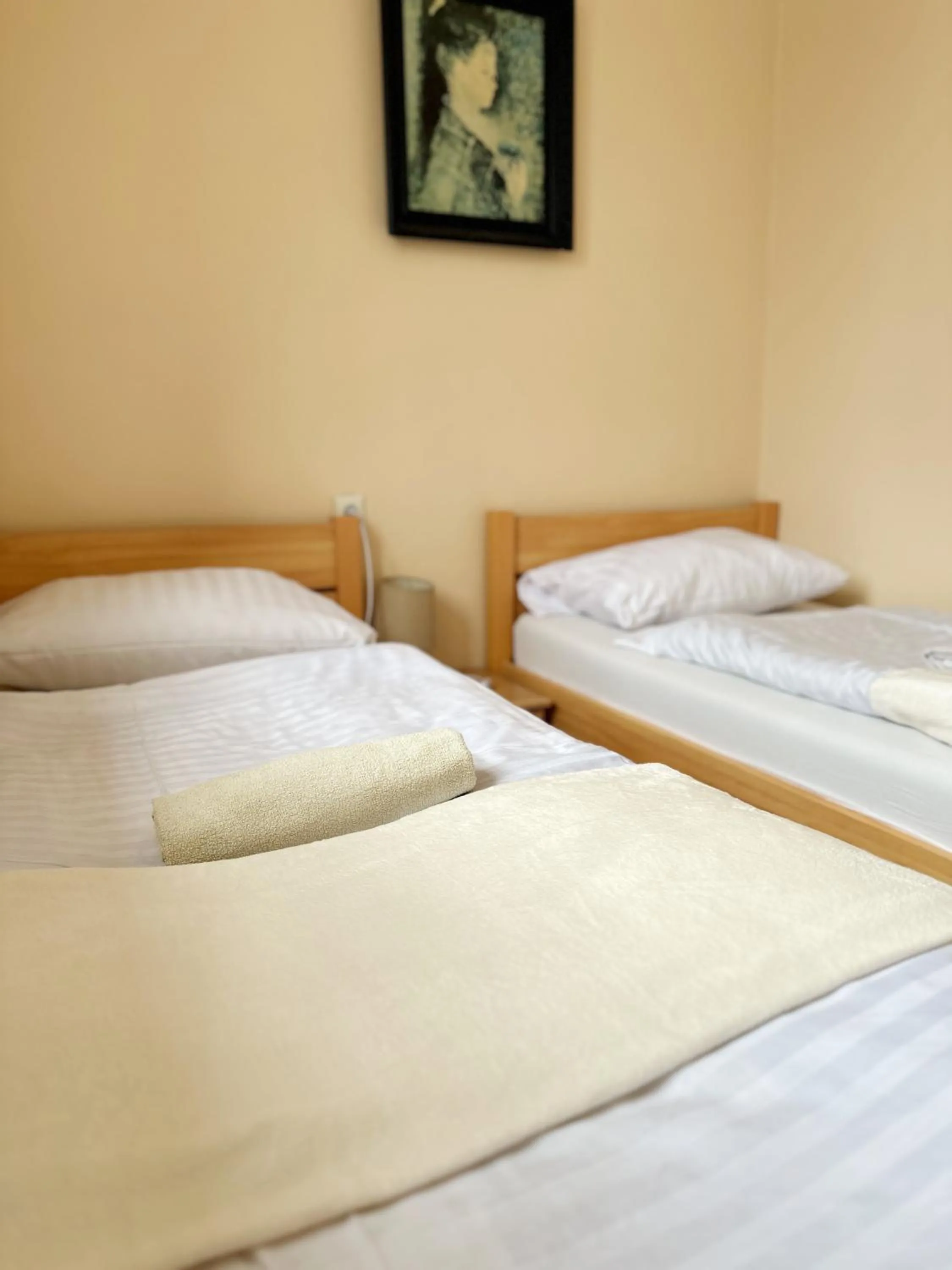 Bed in Hotel Lubavia