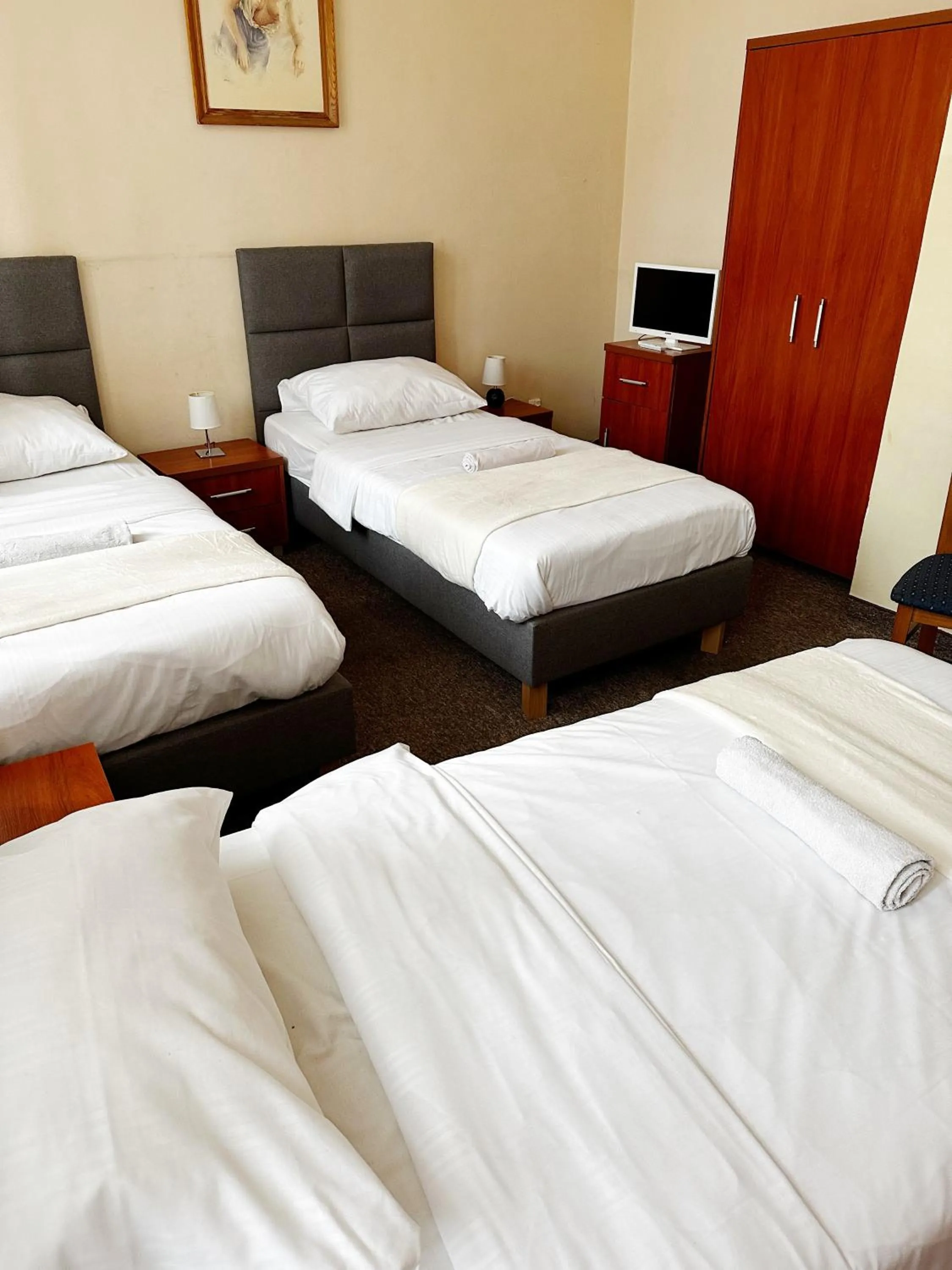 Bed in Hotel Lubavia