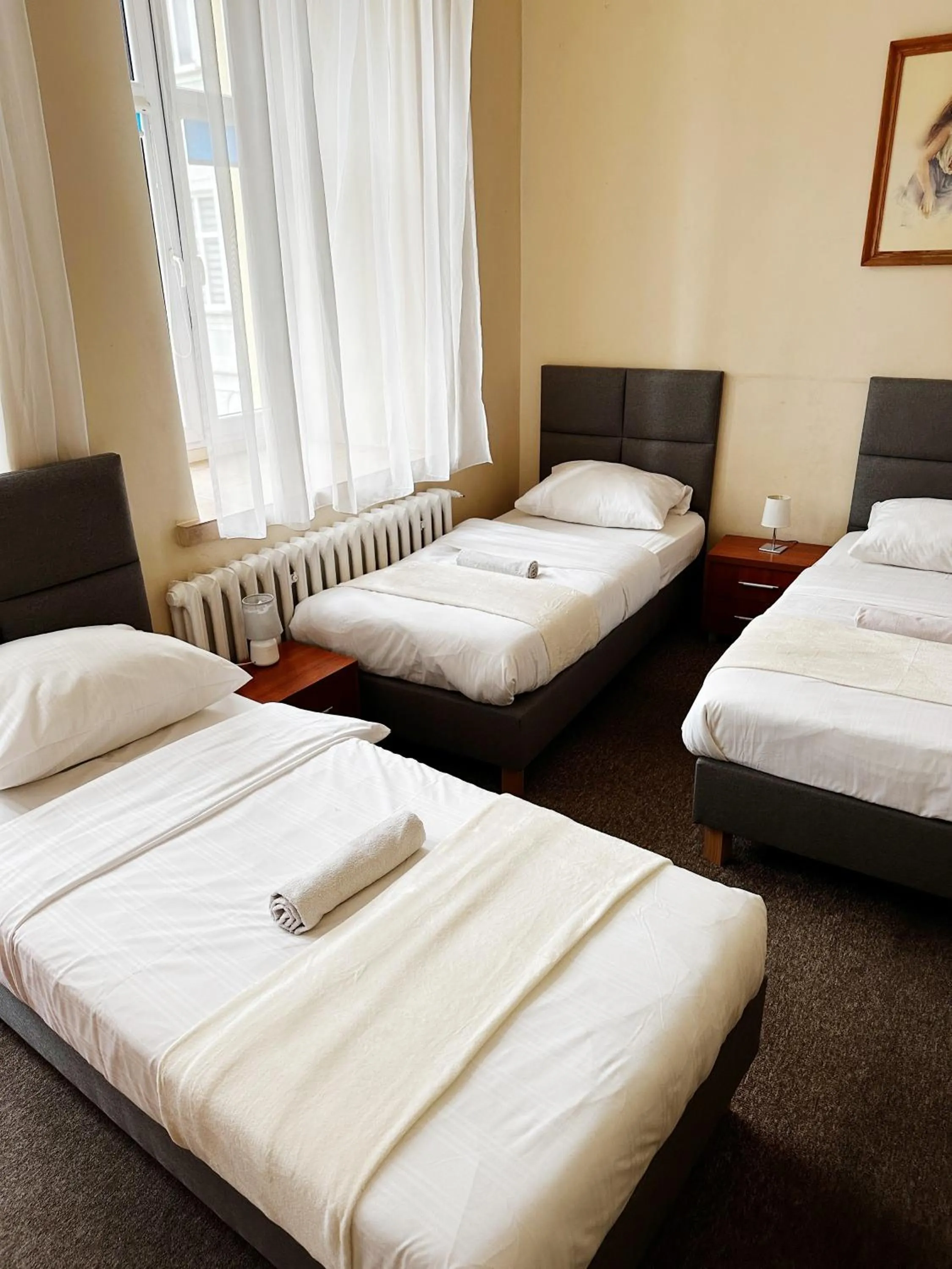 Bed in Hotel Lubavia