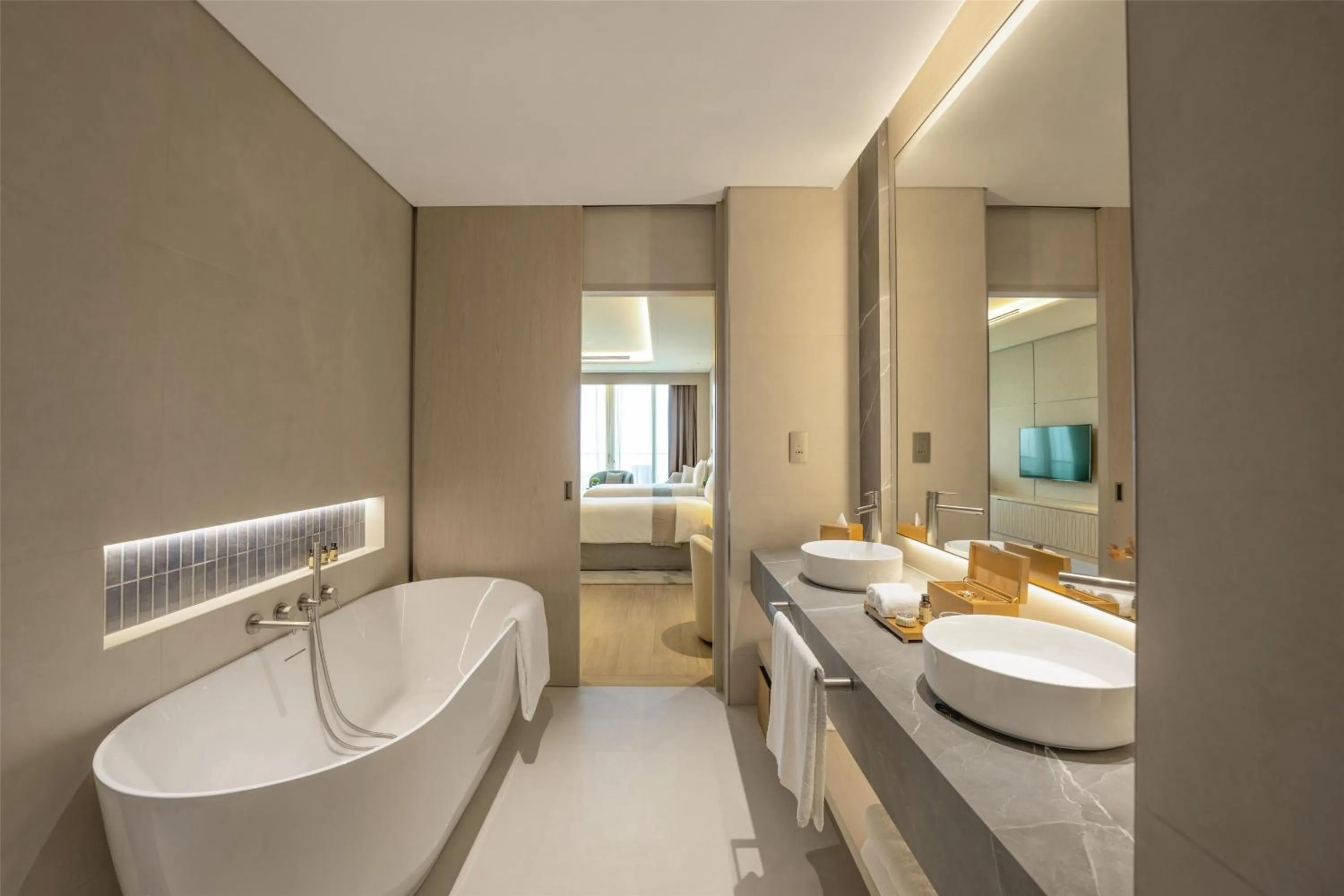 Bathroom in The Meydan Hotel Dubai