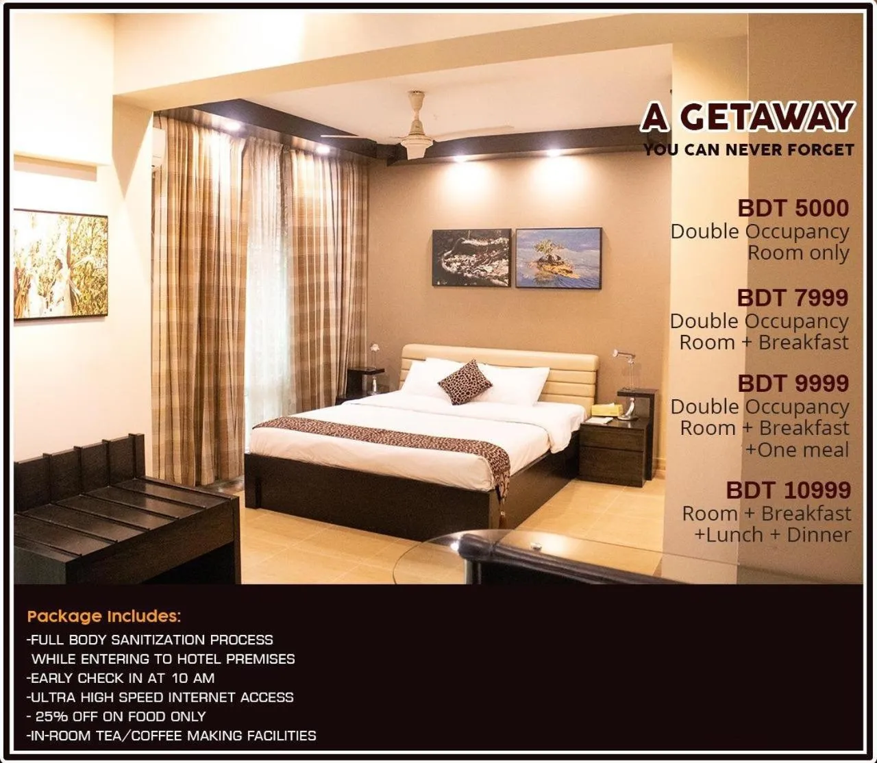 Bedroom, Bed in Rafflesia Serviced Apartments