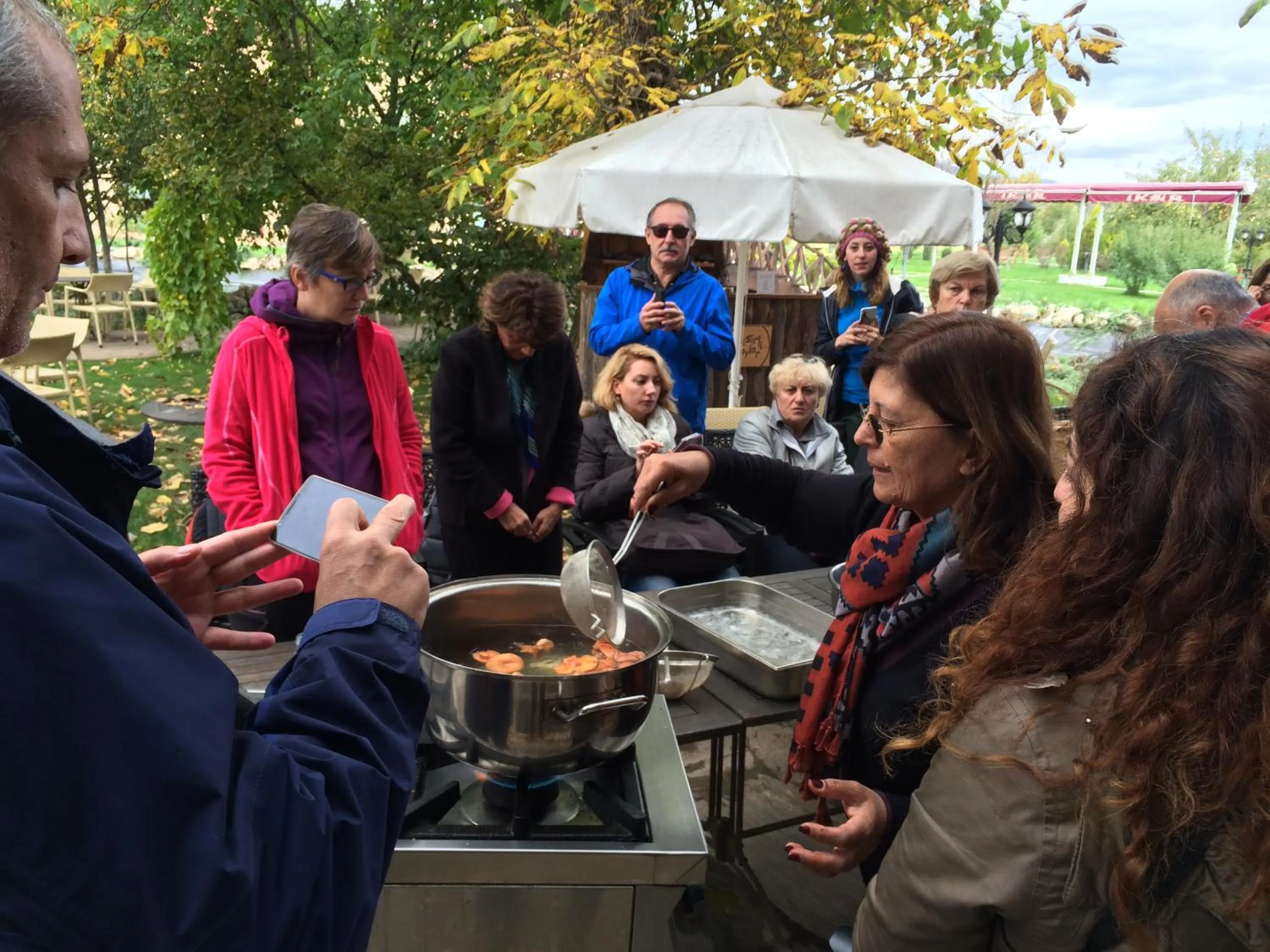 People in Iksir Resort Town